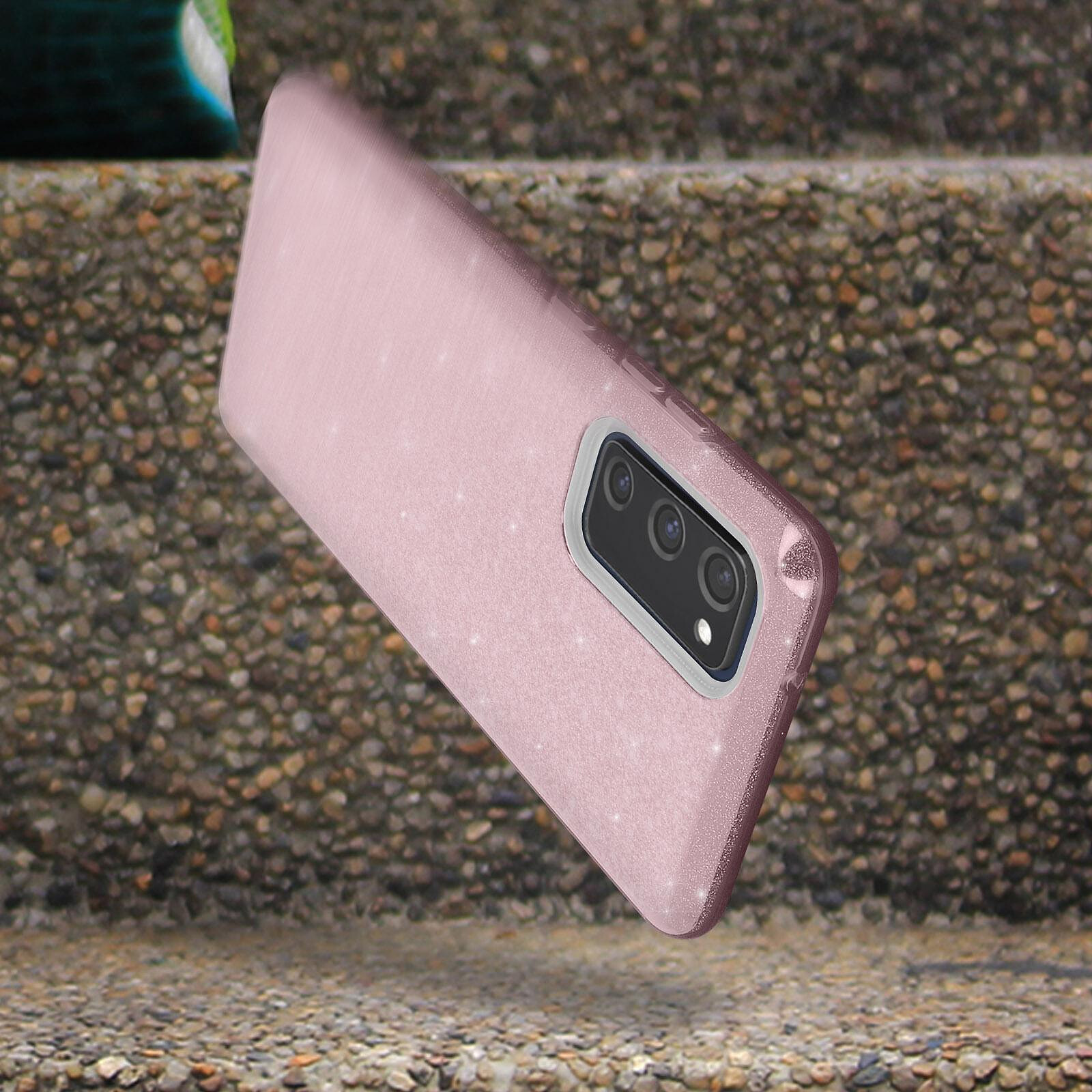 Avizar Coque Cordon pour Samsung Galaxy S20 FE avec Porte-cartes Support  Vidéo Lanière violet foncé - Coque téléphone - LDLC