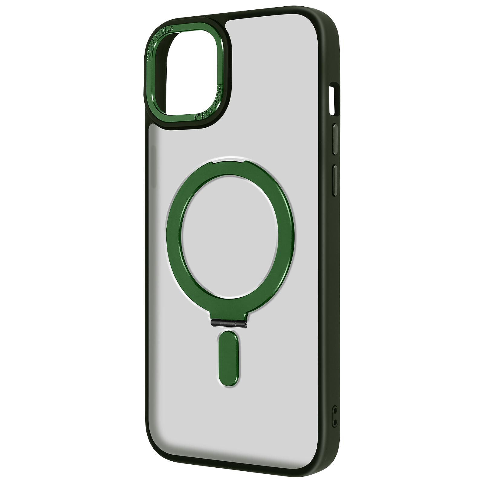 Avizar Coque MagSafe pour Samsung S23 Plus silicone protection caméra  Transparent / Vert - Coque téléphone - LDLC