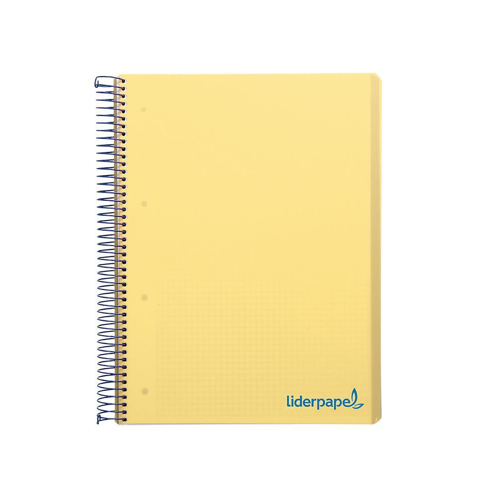 LIDERPAPEL Cahier spirale A4 micro wonder 240 pages 90g 4 trous 5 bandes -  Jaune x 24 - Cahier - LDLC