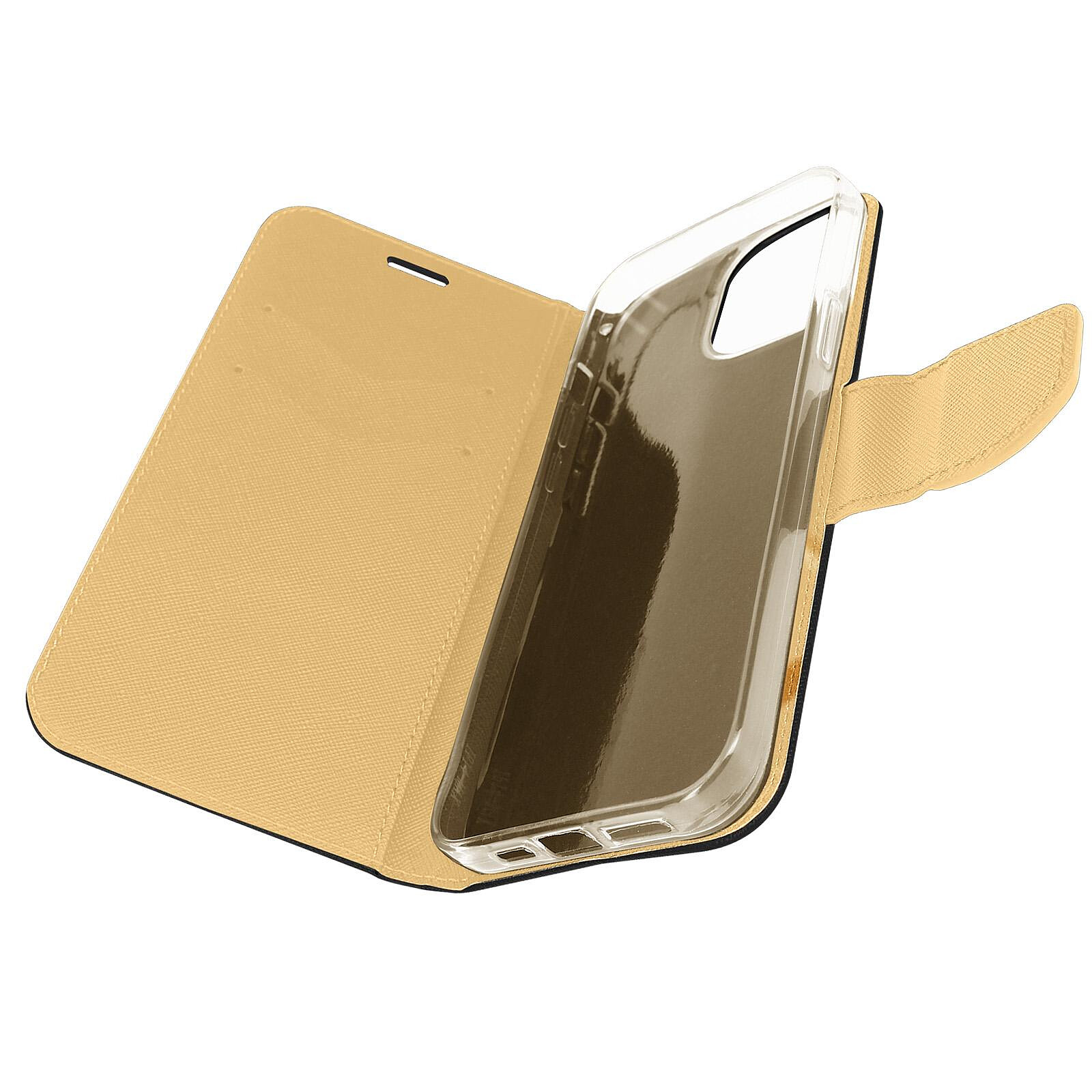 Housse iPhone 13 Pro simili cuir avec rabat vertical