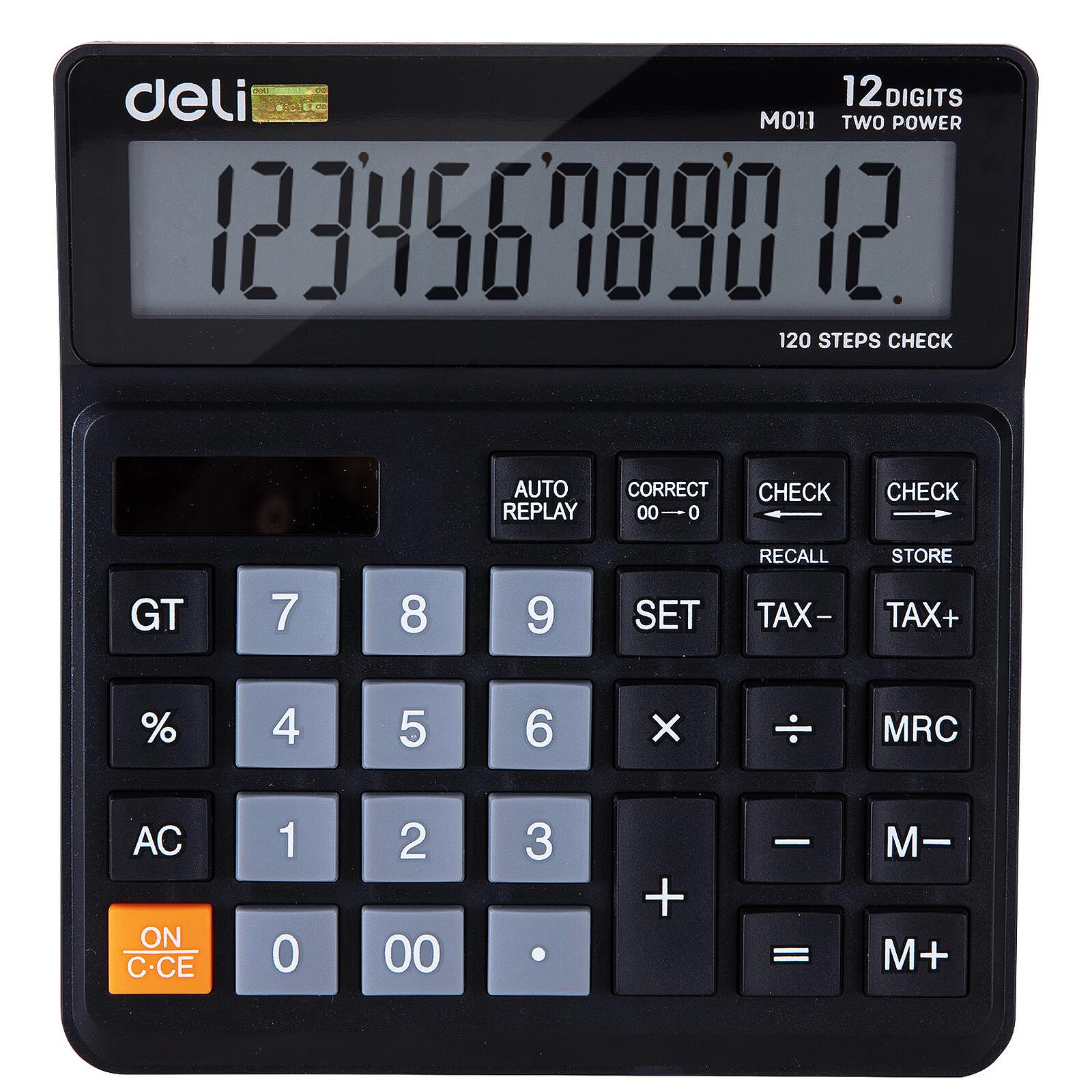 DELI Calculatrice special taxes 12 chiffres 120 contrôles - Taxes -  Calculatrice - LDLC