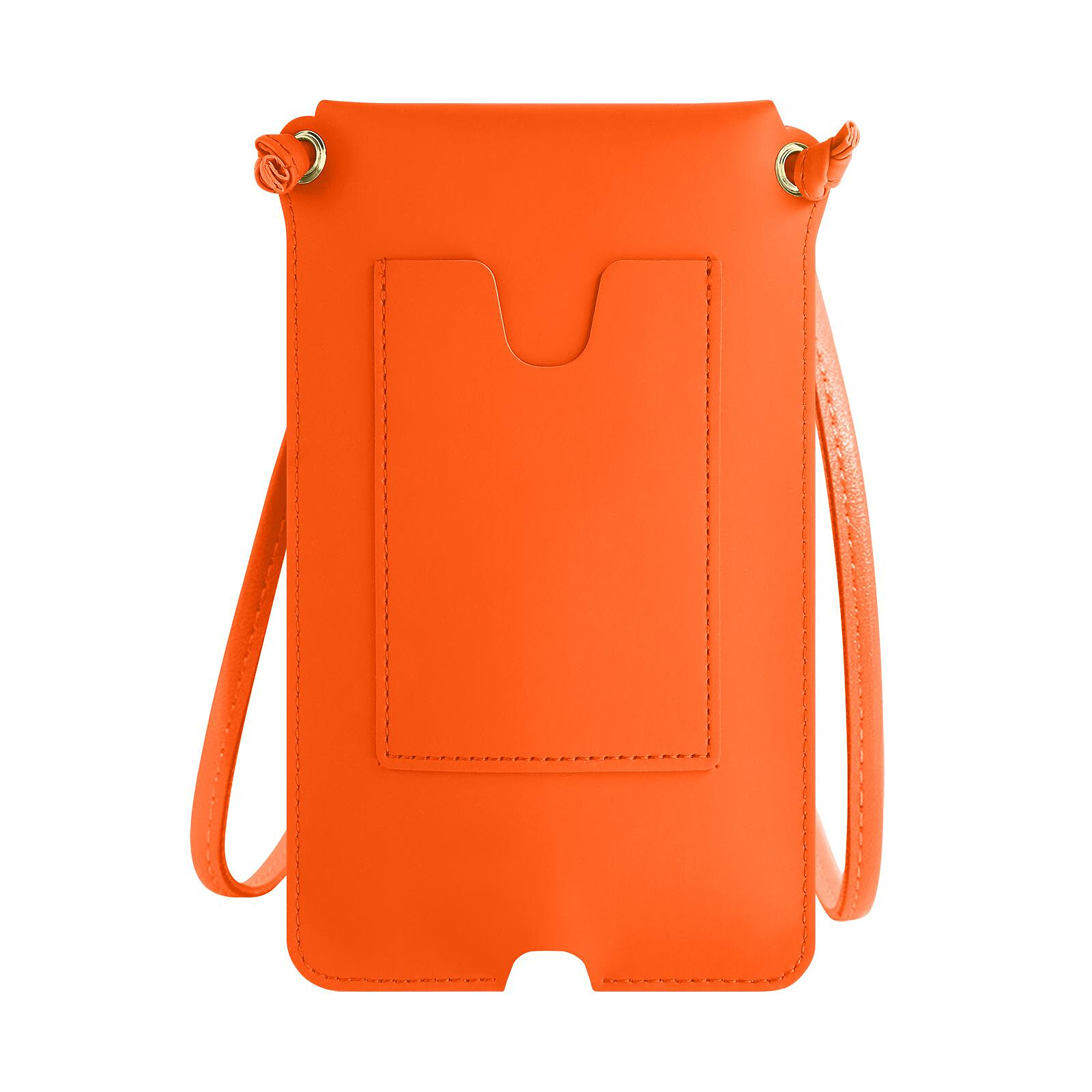 Avizar Pochette Bandoulière Smartphone avec Rangement carte Simili cuir  orange - Coque téléphone - LDLC