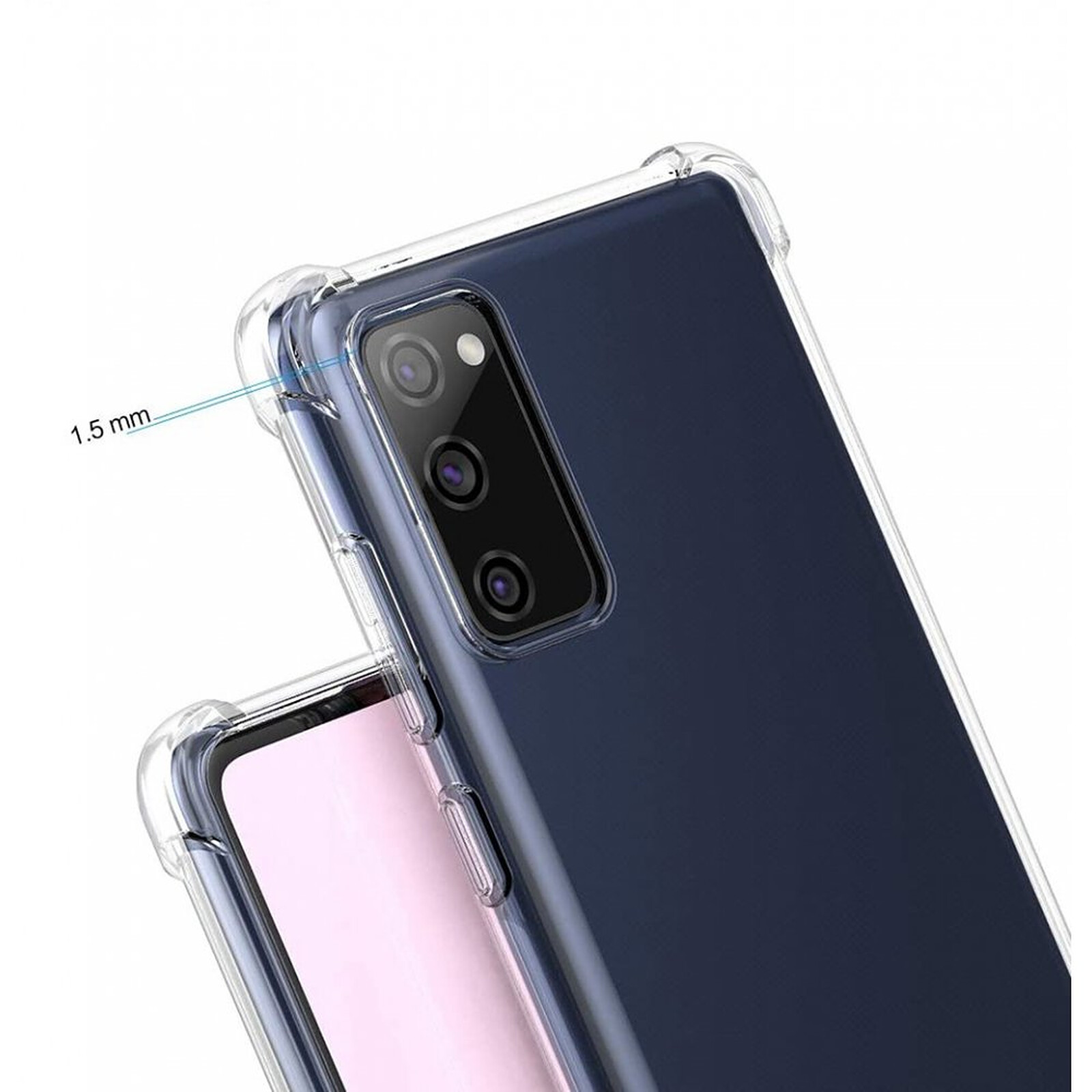 Evetane Coque Samsung Galaxy S20 Plus Silicone + 2 Vitres en verre trempé  Protection écran ultra résistant - Coque téléphone - LDLC