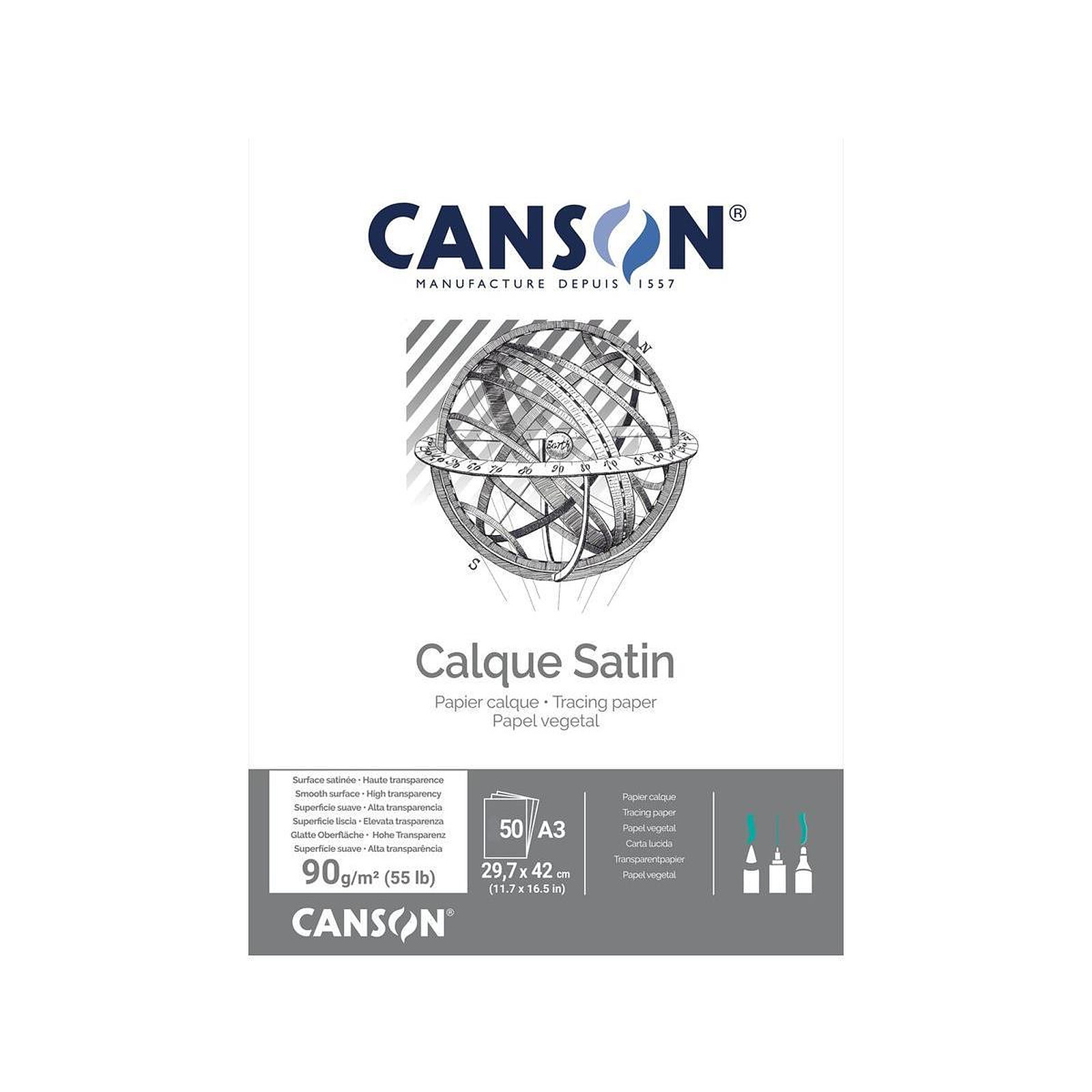 Papier calque - A3 - 90/95 g/m² - CANSON