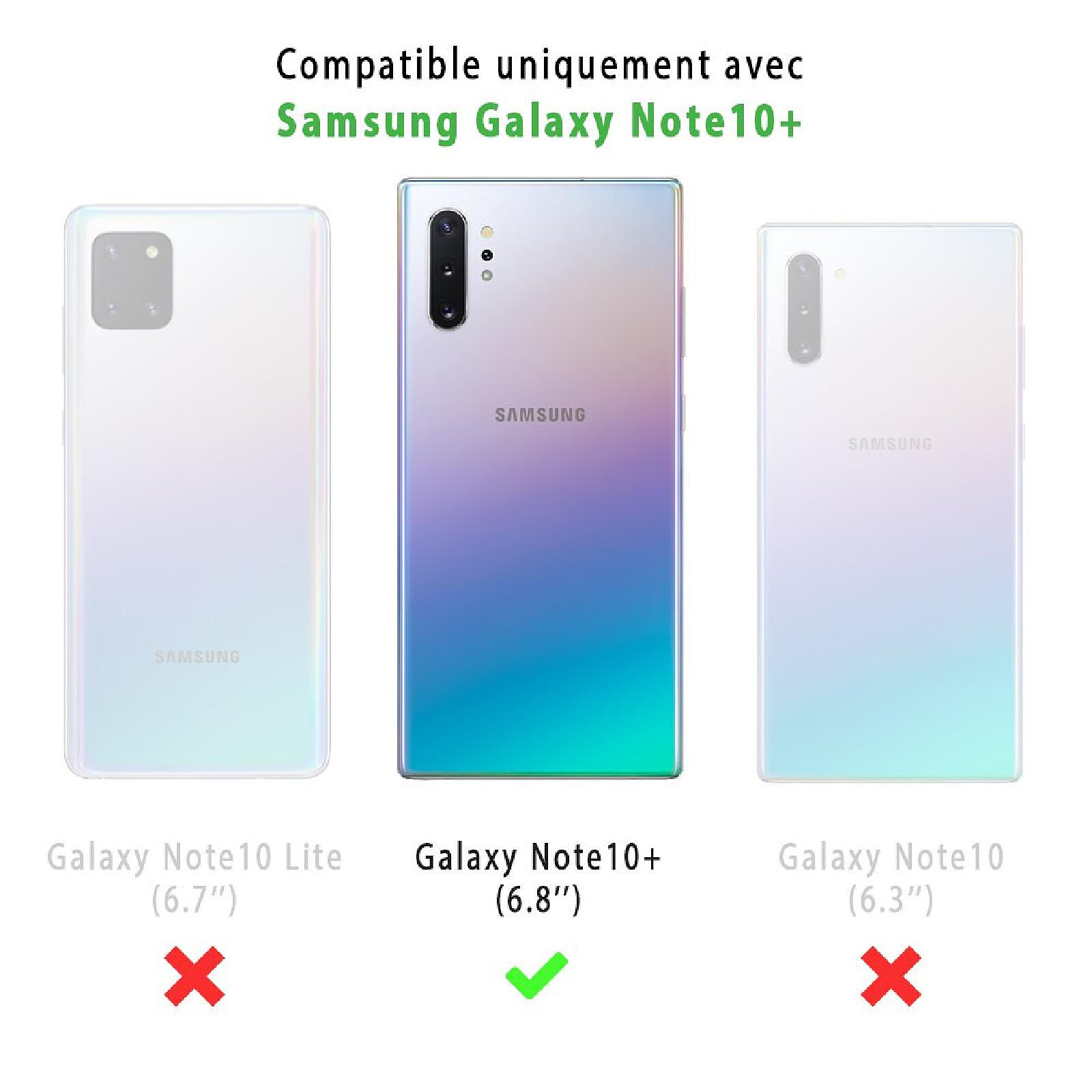 LA COQUE FRANCAISE Coque Samsung Galaxy Note 10 Plus 360 intégrale transparente Trio marbre Blanc Tendance