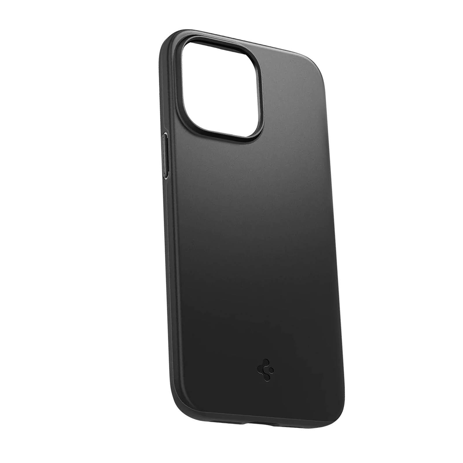 Spigen Coque pour iPhone 13 Pro Max Silicone Antichoc Finition Carbone  Rugged Armor Noir - Coque téléphone - LDLC