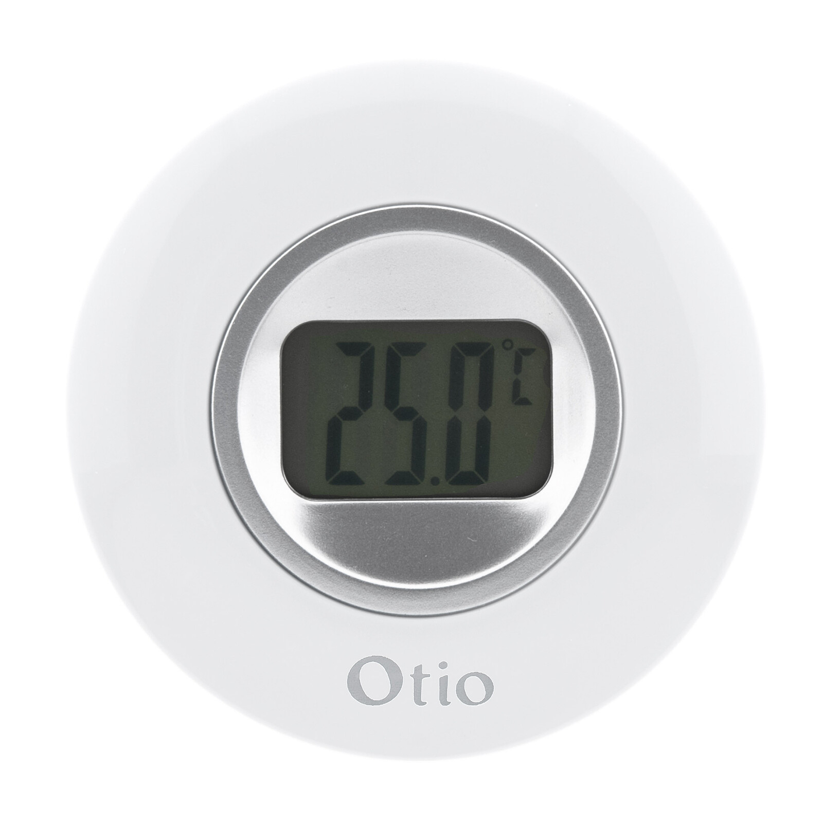 Thermomètre intérieur à écran LCD - Blanc - Otio - Station Météo