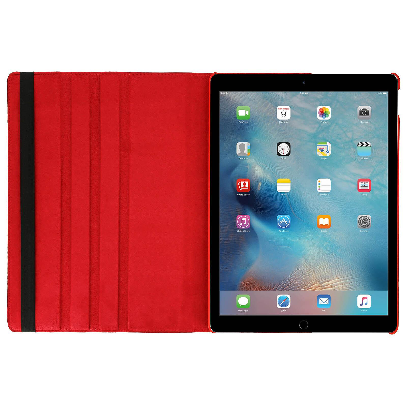 Avizar Housse pour iPad Pro 12.9 Etui Multipositions Rouge Support  orientable 360° - Etui tablette - LDLC