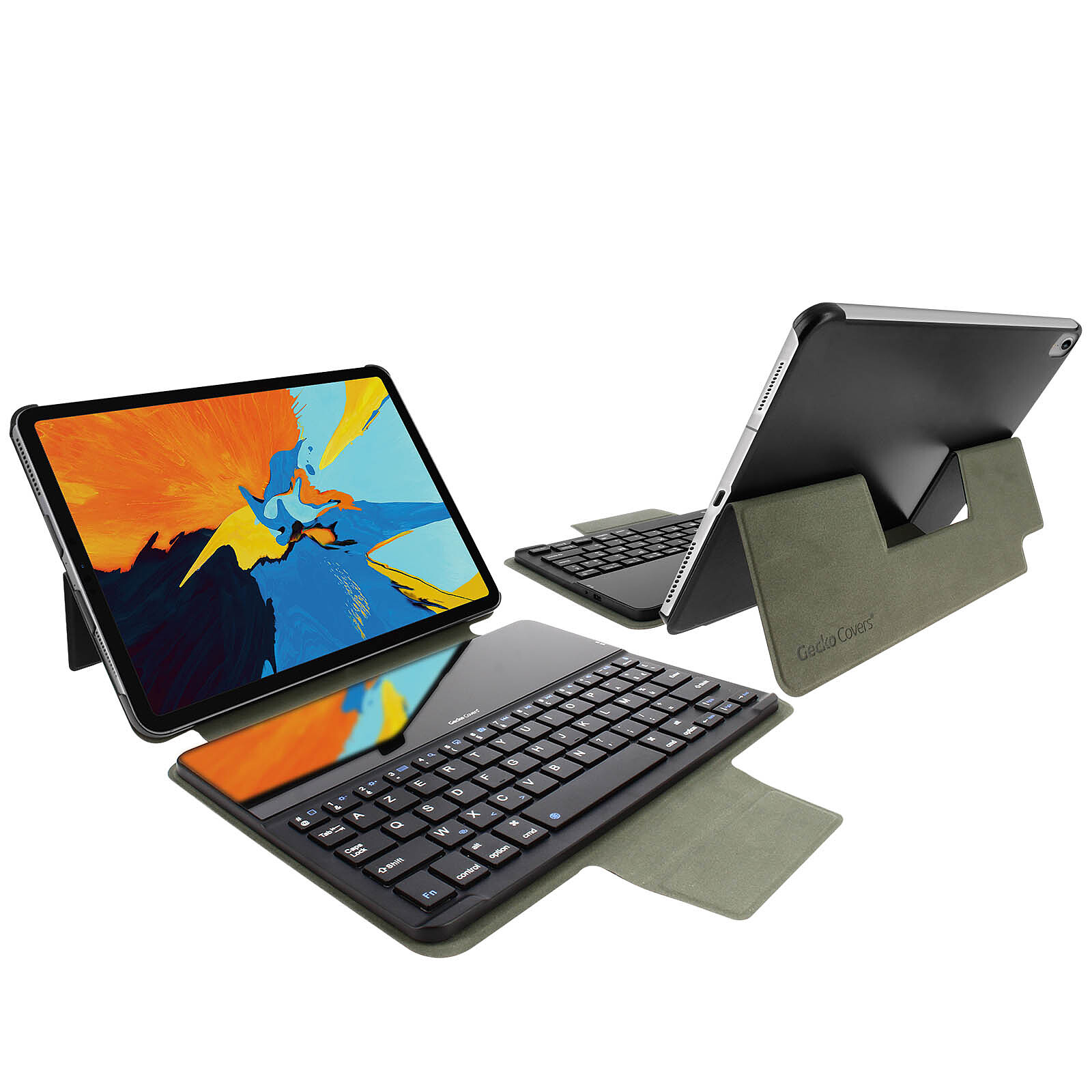 Housse iPad 2021 / iPad 2021 avec clavier - 10,2 pouces - avec clavier  AZERTY - Housse
