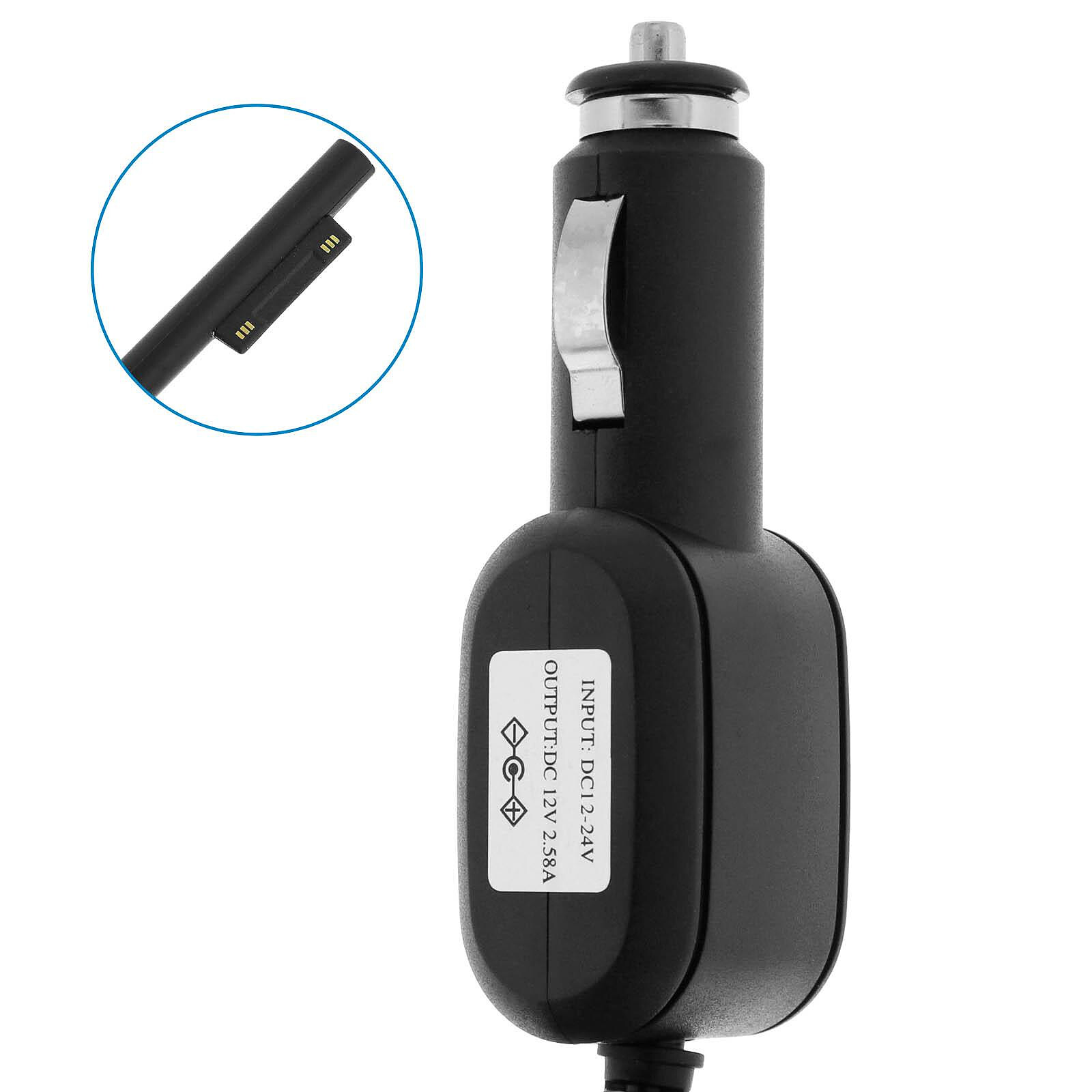 Chargeur Adaptateur Allume Cigare Double USB + LED Noir / Blanc 3A