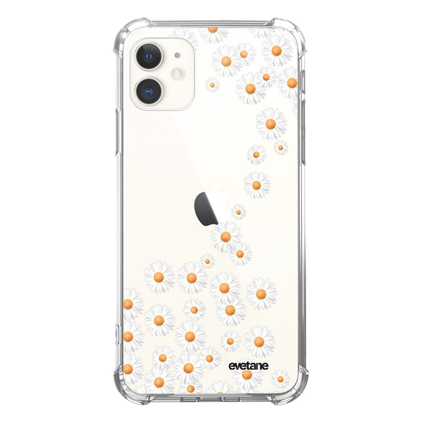Evetane Coque iPhone 13 Mini Anti-Chocs avec Bords Renforcés en silicone  transparente Motif - Coque téléphone - LDLC