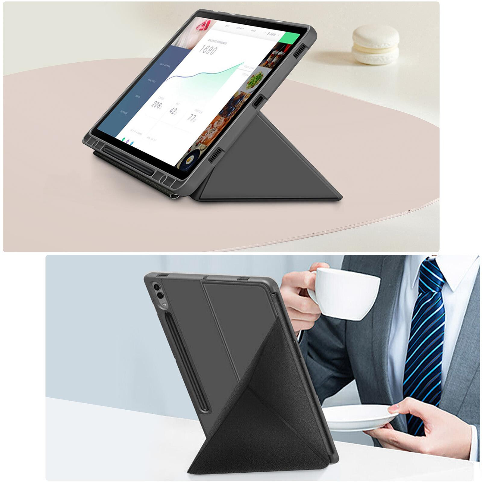 Dux Ducis Coque tablette Domo pour Lenovo Tab P11 (2nd gen) - Bleu foncé