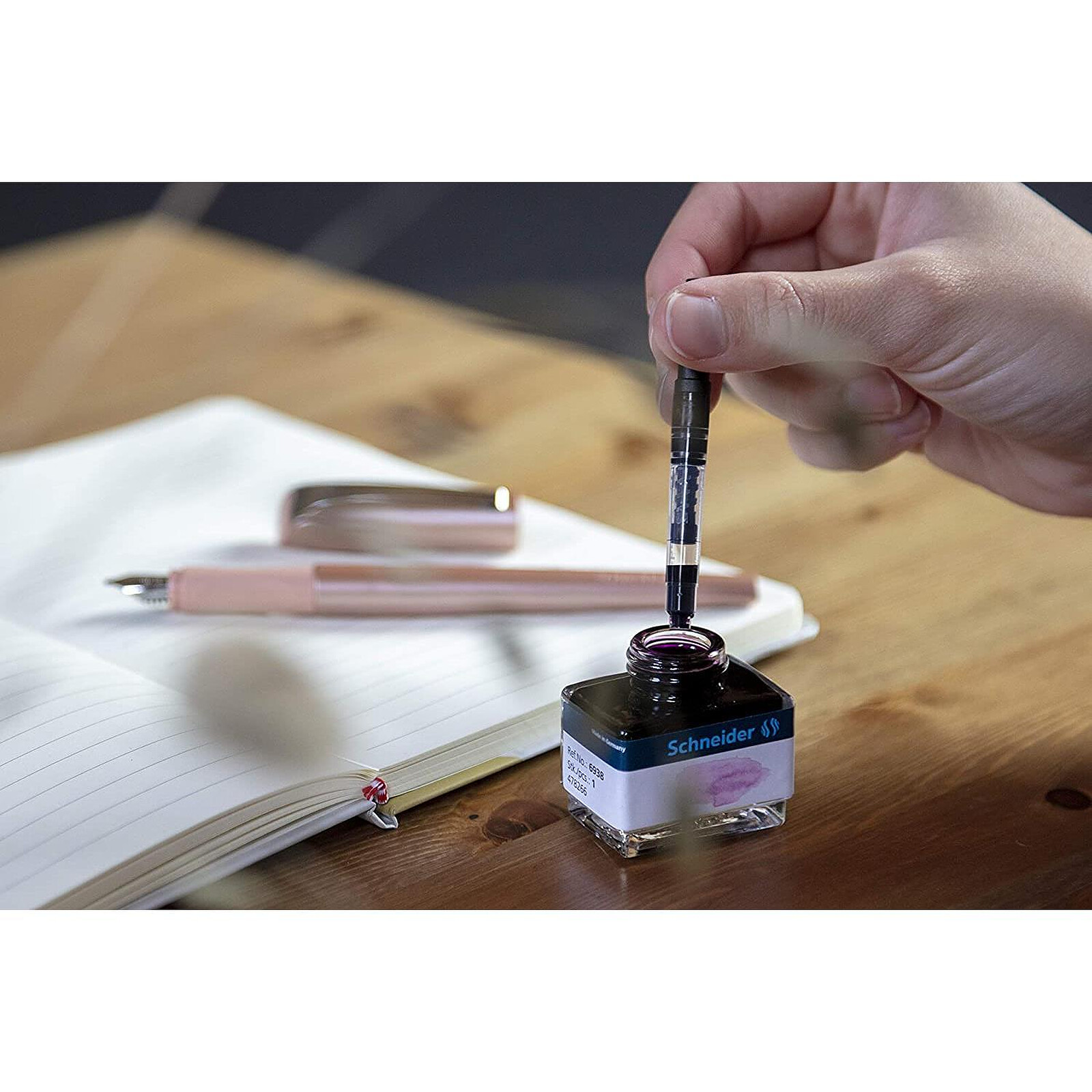 Boîte de 6 cartouches d'encre noire pour stylo plume - SCHNEIDER
