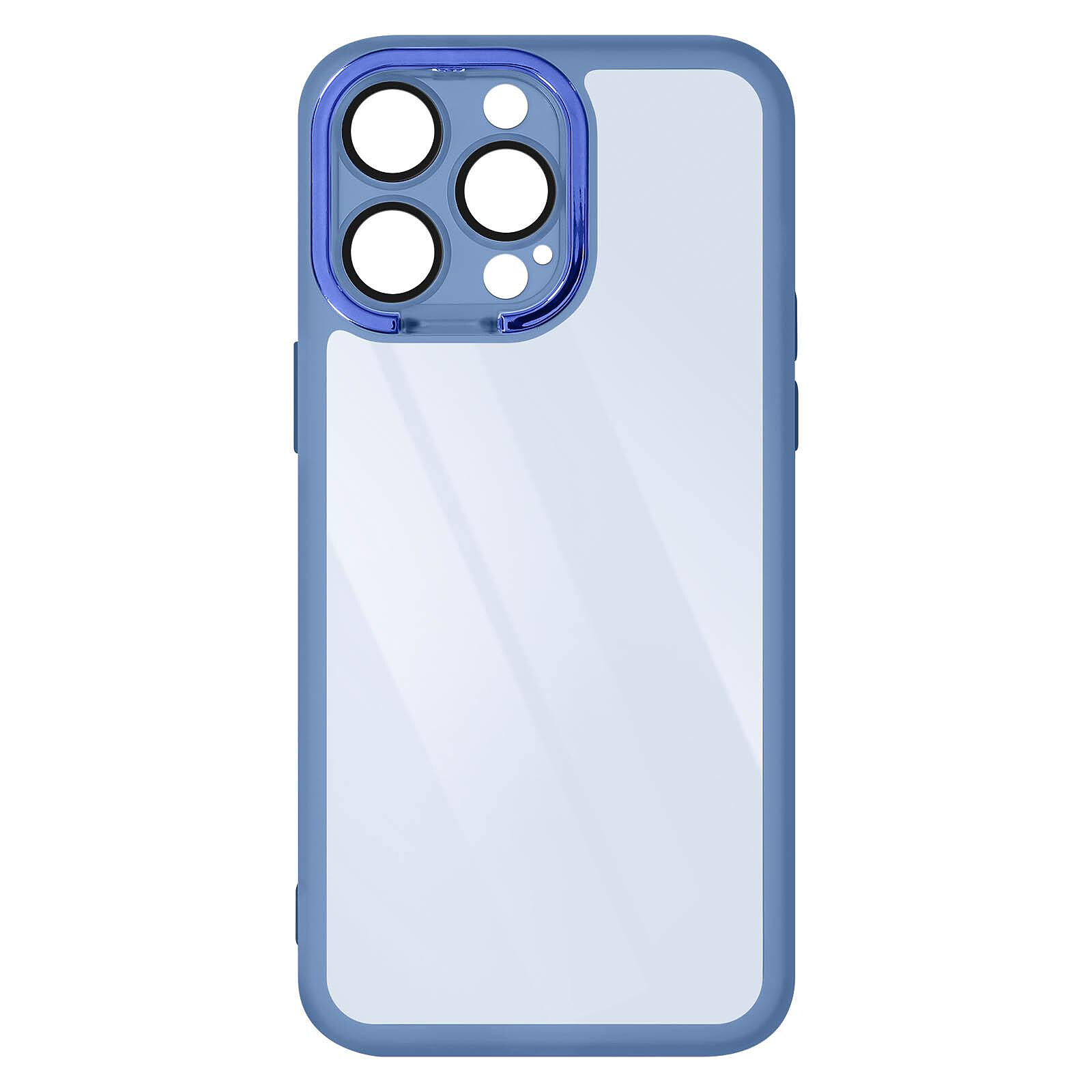 Avizar Coque Cordon pour iPhone 15 Pro Max Semi-Rigide Lanière Tour du Cou  80cm Bleu Nuit - Coque téléphone - LDLC