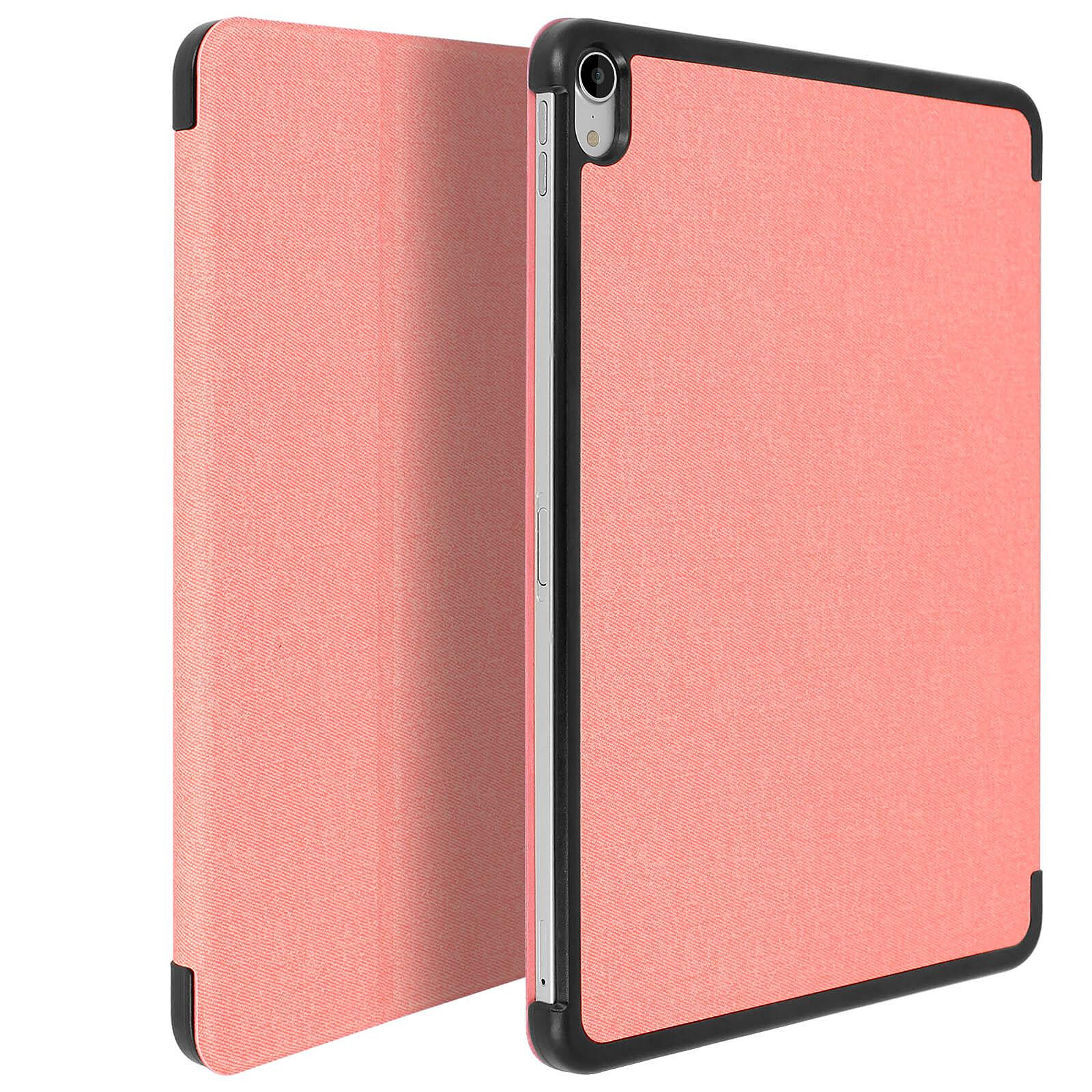 Dux Ducis Housse iPad Pro 11 Étui Denim Fonction Stand Coque Rigide Rose  Saumon - Etui tablette - LDLC