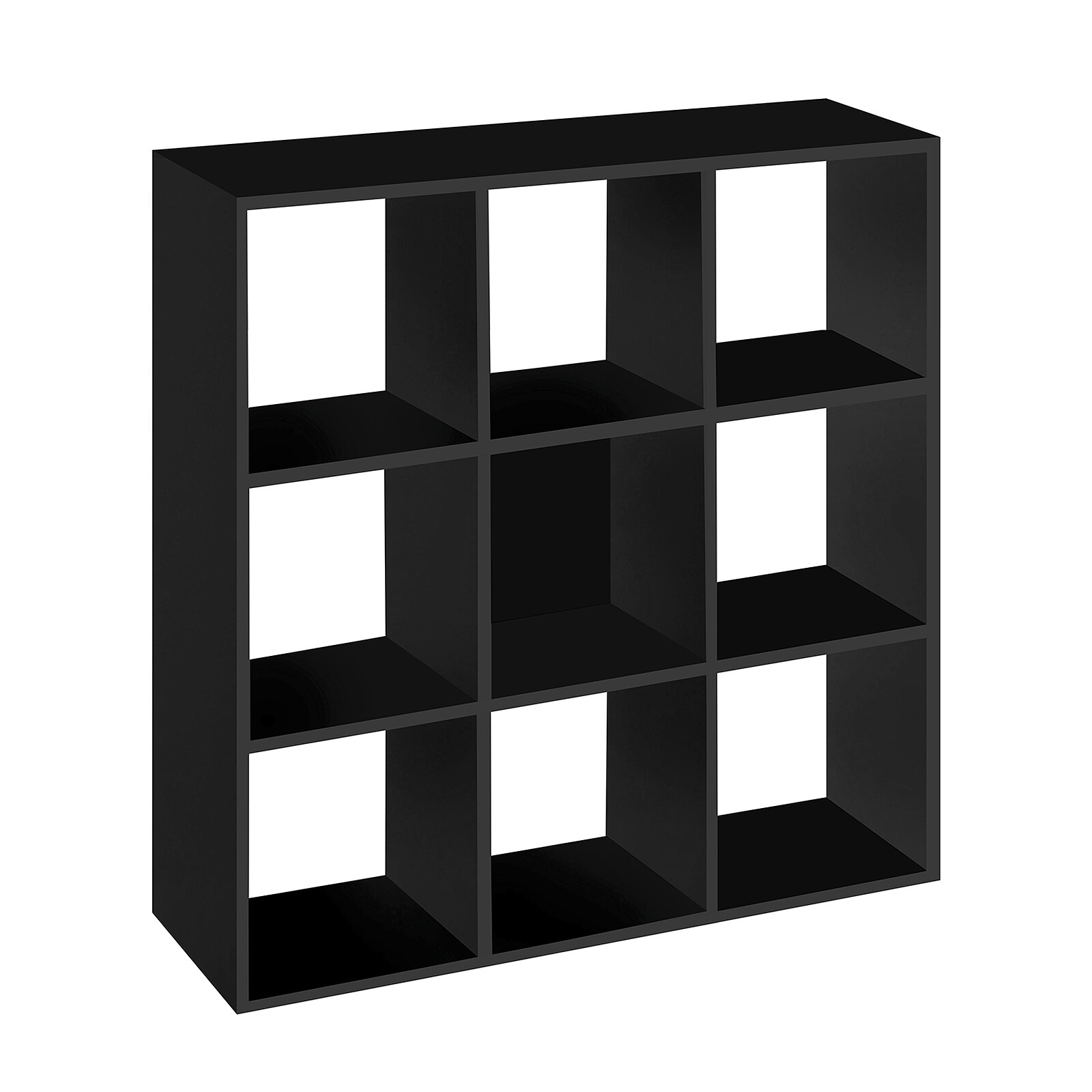 Bibliothèque 9 cases noir MT1 Elegance - Meuble ordinateur - LDLC