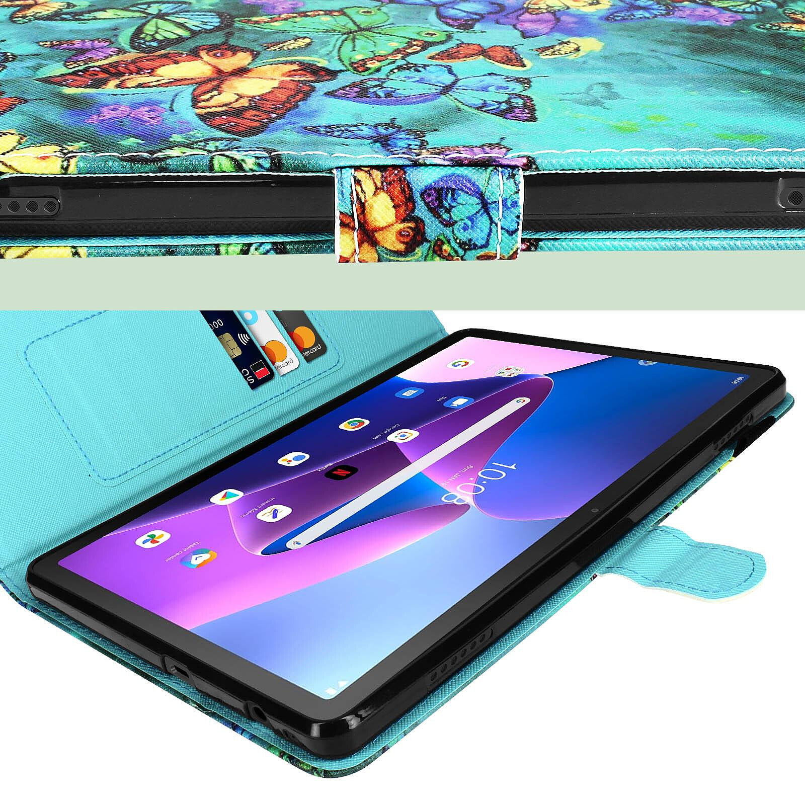 Étui pour clavier pour tablette compatible avec Lenovo Tab M10 Plus 10,3  pouces - Avec