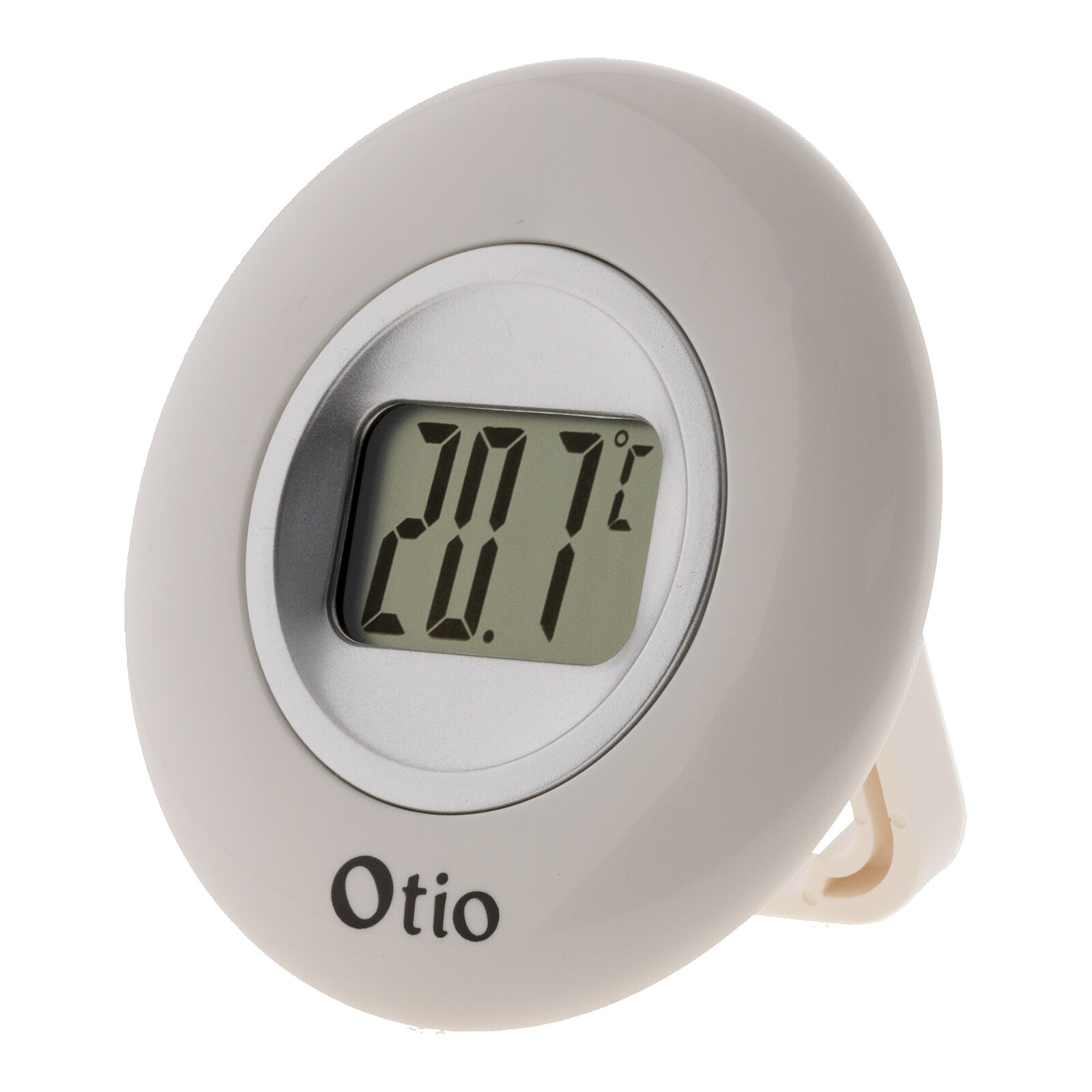 Thermomètre intérieur à écran LCD - Blanc - Otio - Station Météo - LDLC