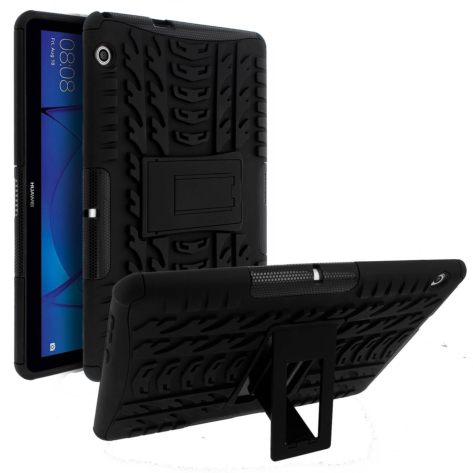 Noir Ultra-Mince et Léger Smart Coque Cover Protection avec la Fonction Sommeil/Réveil Automatique et pour Tablette Huawei MediaPad 9,6 T3 24,3 cm Fintie Huawei Mediapad T3 10 Étui Housse Case 