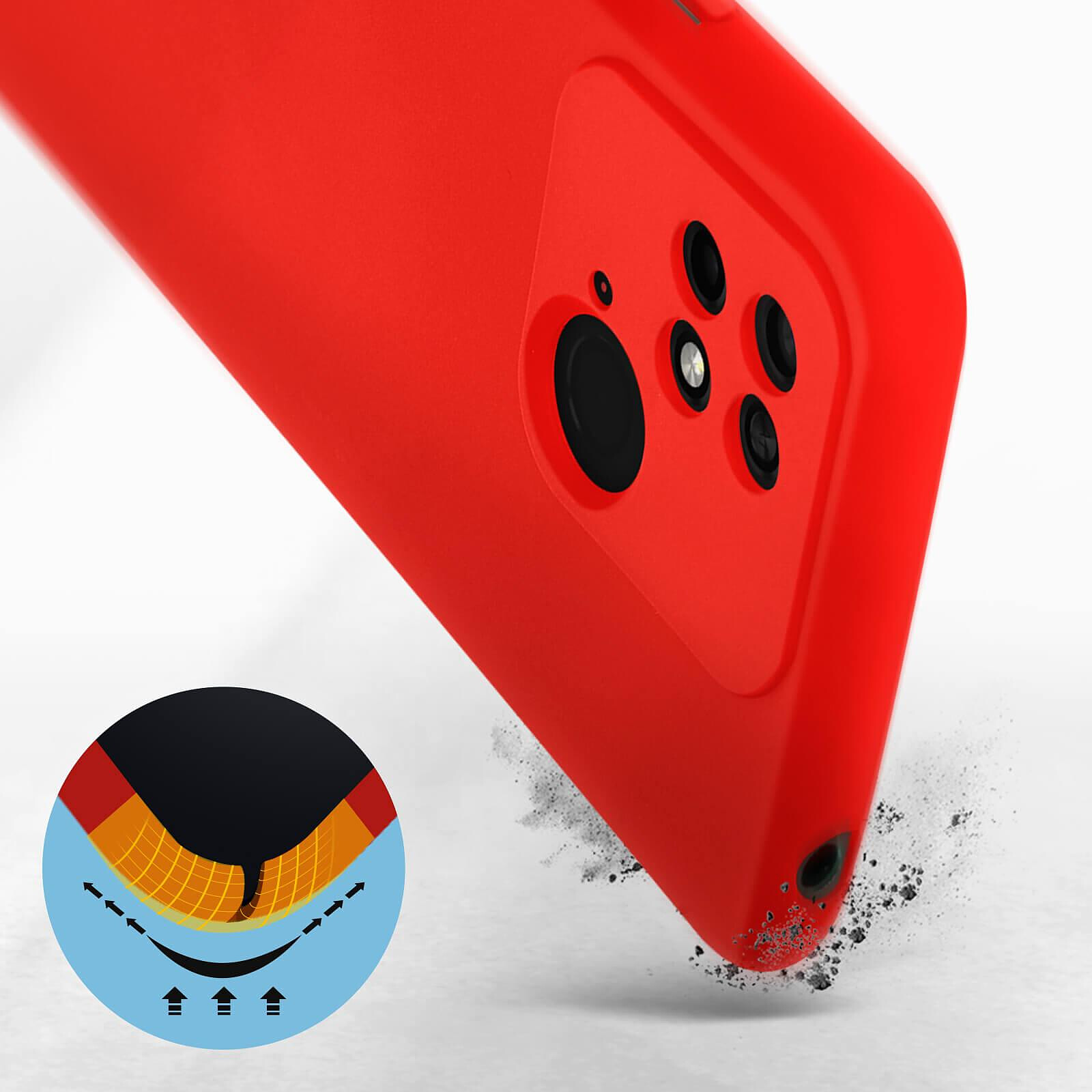 Xiaomi Cache décorative avec autocollant réfléchissant Ar/Av rouge