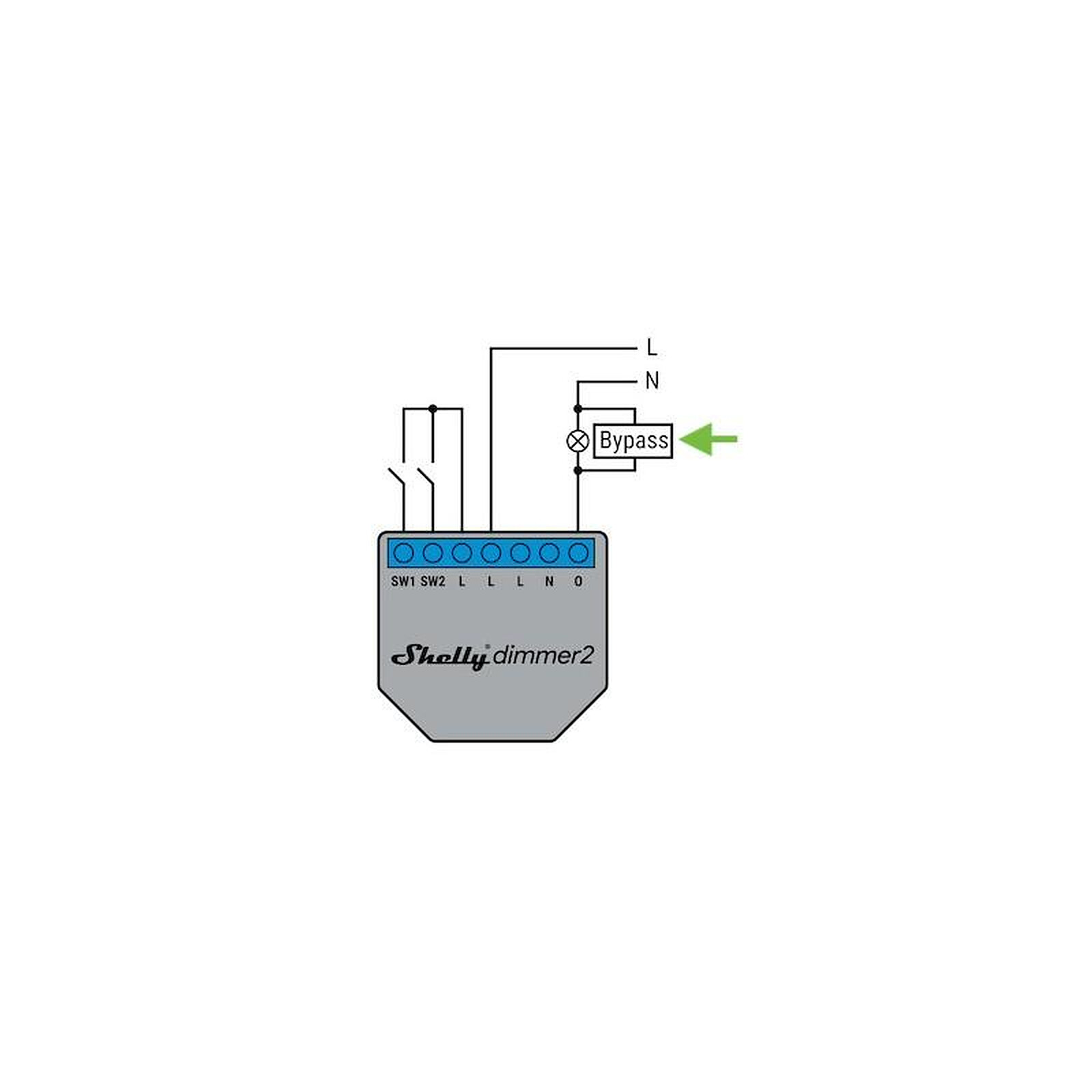 MCO HOME - Interrupteur variateur tactile Z-Wave - Interrupteur - LDLC