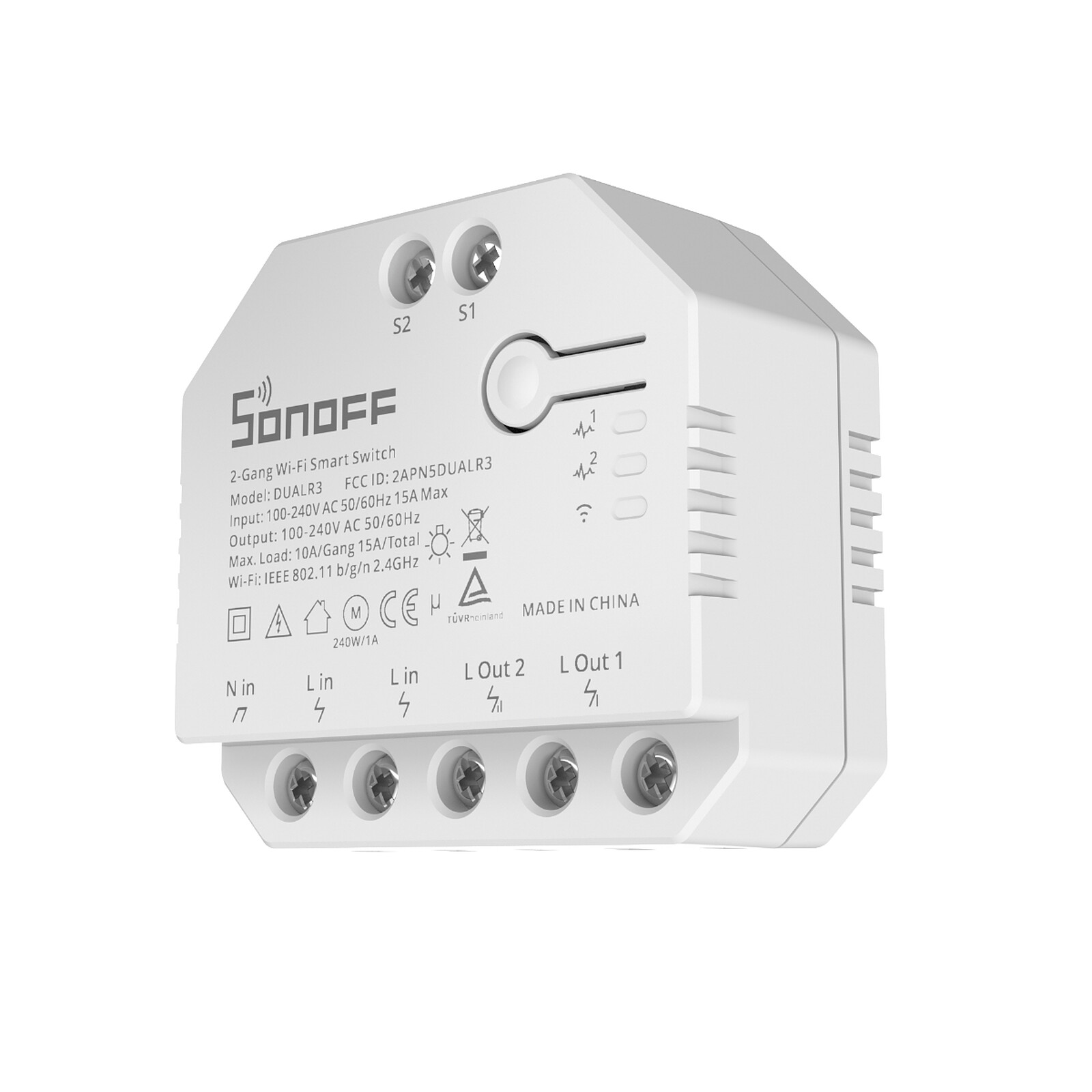 Sonoff - Commutateur intelligent Wifi 2 canaux - SONOFF - Module - LDLC