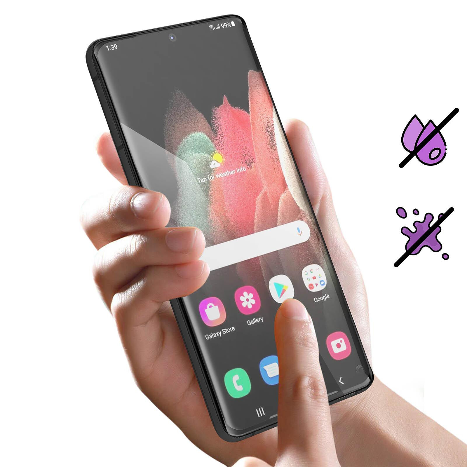 Force Glass Verre Trempé pour Samsung Galaxy S21 Ultra Dureté 9H+ Biseauté  Garantie à vie Noir - Protection écran - LDLC