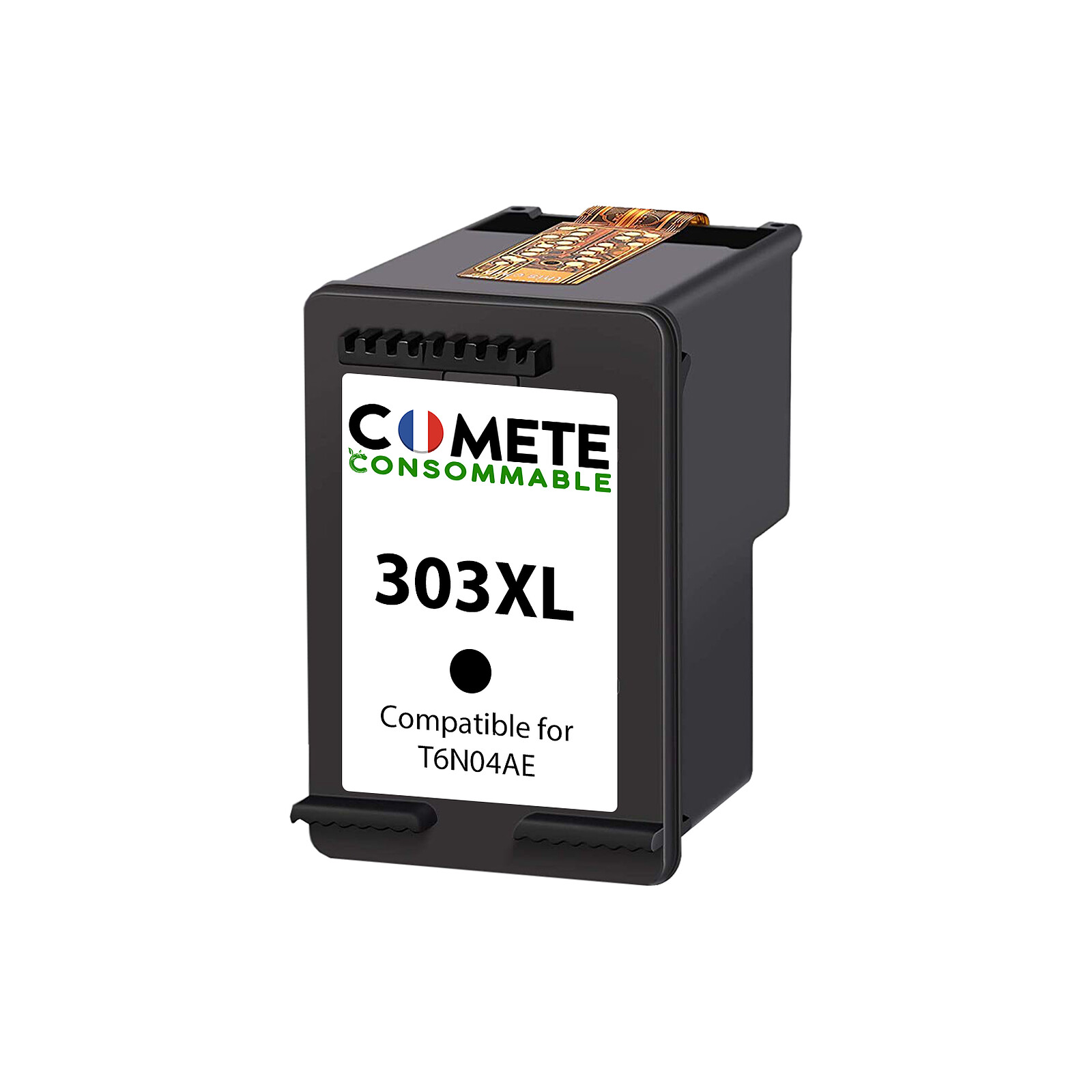 COMETE - 303XL - 1 Cartouche d'Encre Compatible pour HP 303 XL