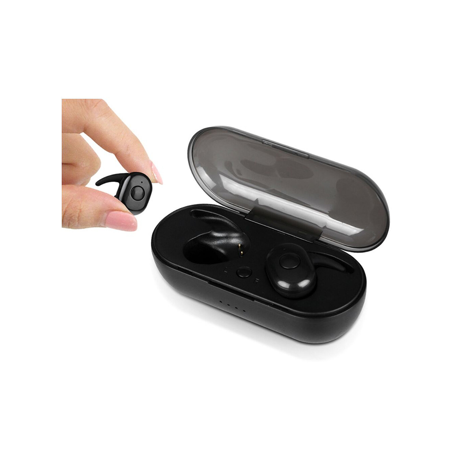 Inkasus Ecouteurs sans fil Bluetooth 5.0 - Mira Pro LCD Edition Noir -  Casque - LDLC