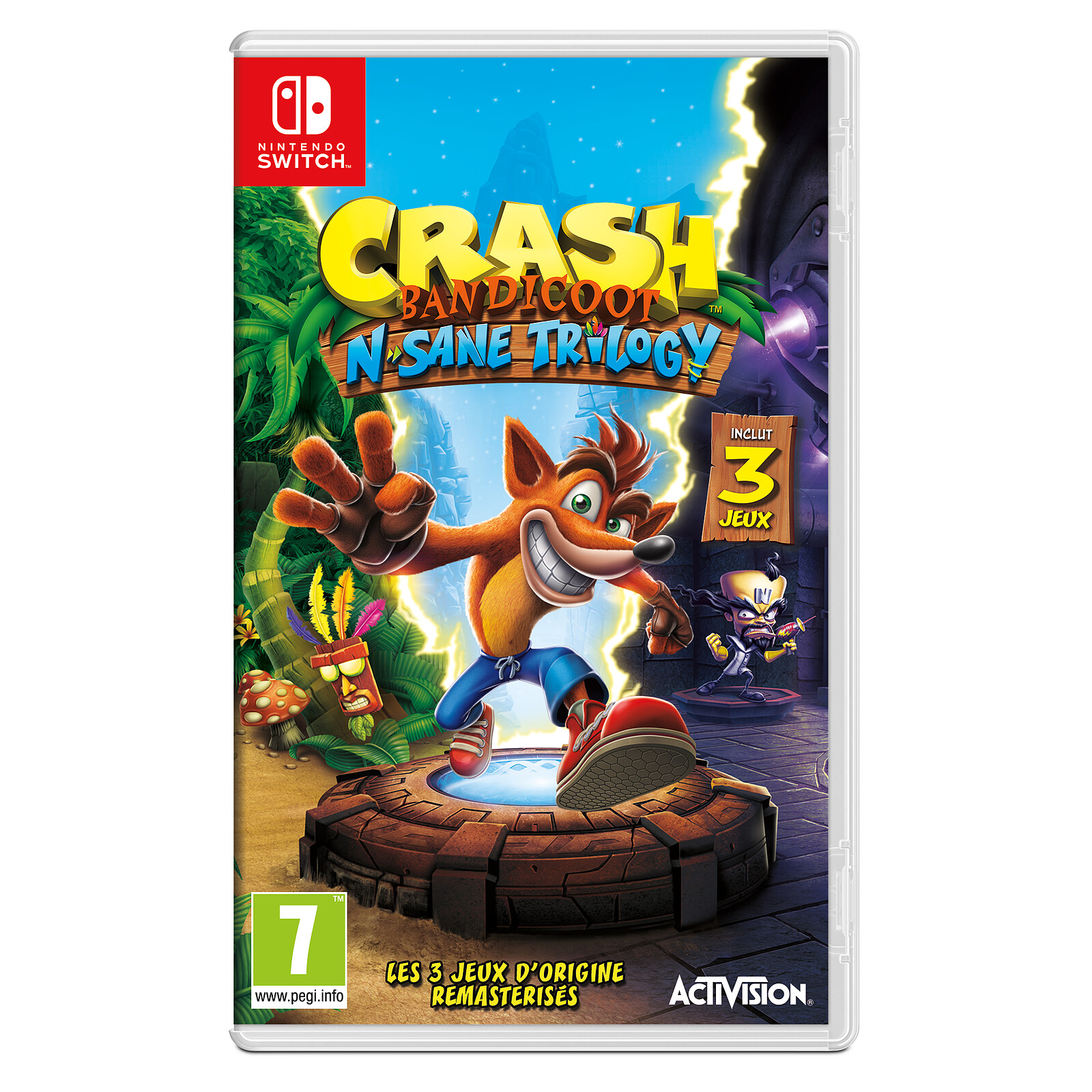 Crash Bandicoot N.sane trilogy (SWITCH) - Jeux Nintendo Switch - LDLC