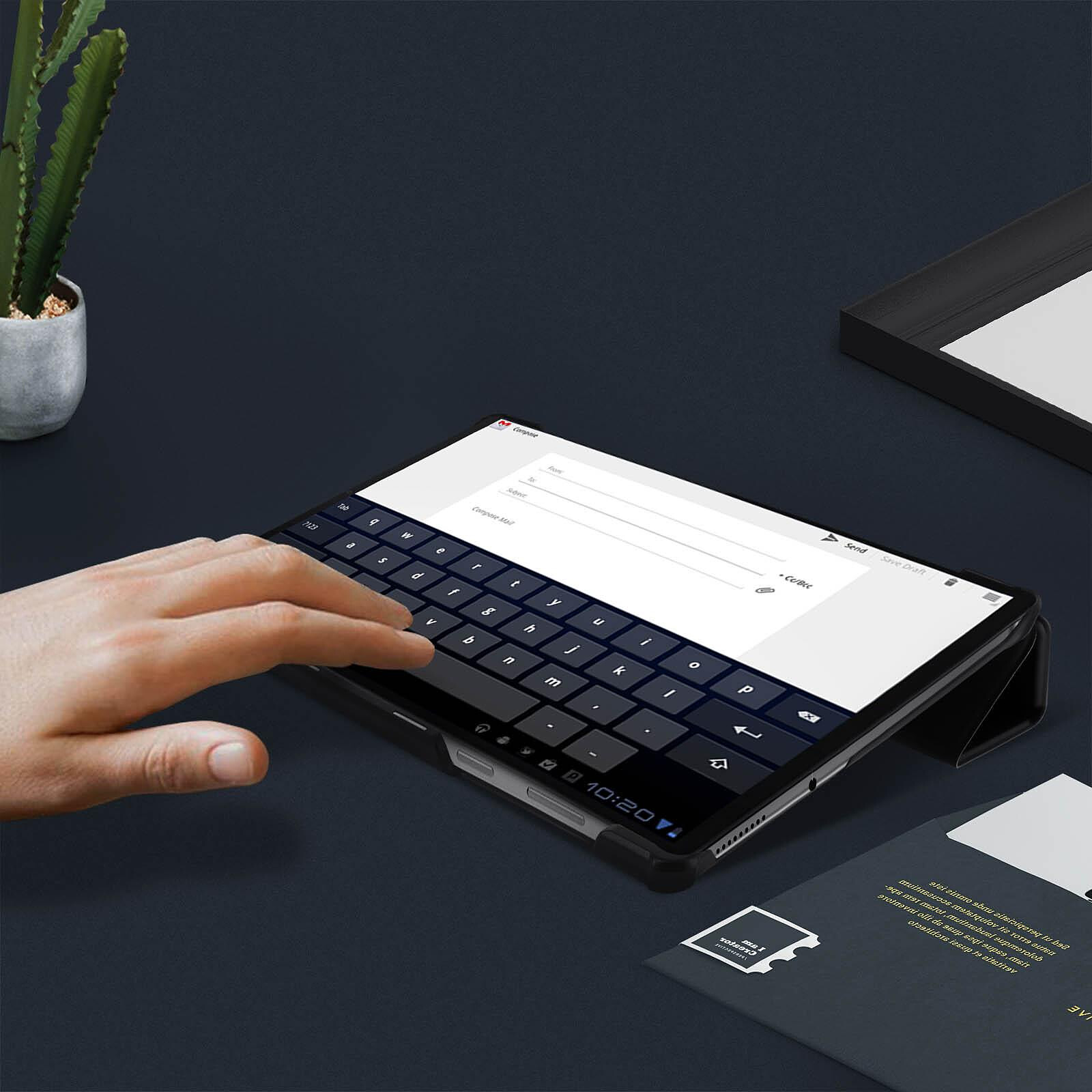 Avizar Housse pour Lenovo Tab M10 FHD Plus Gen 2 Support Vidéo et Clavier  Design Fin Noir - Etui tablette - LDLC
