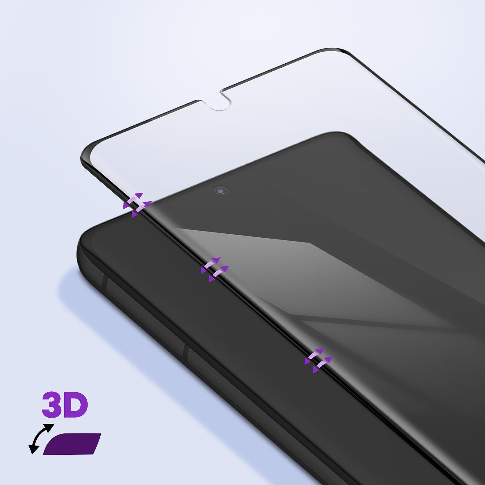 Force Glass Verre Incassable pour Samsung Galaxy S21 Ultra Dureté 9H+  Garantie à vie Noir - Protection écran - LDLC