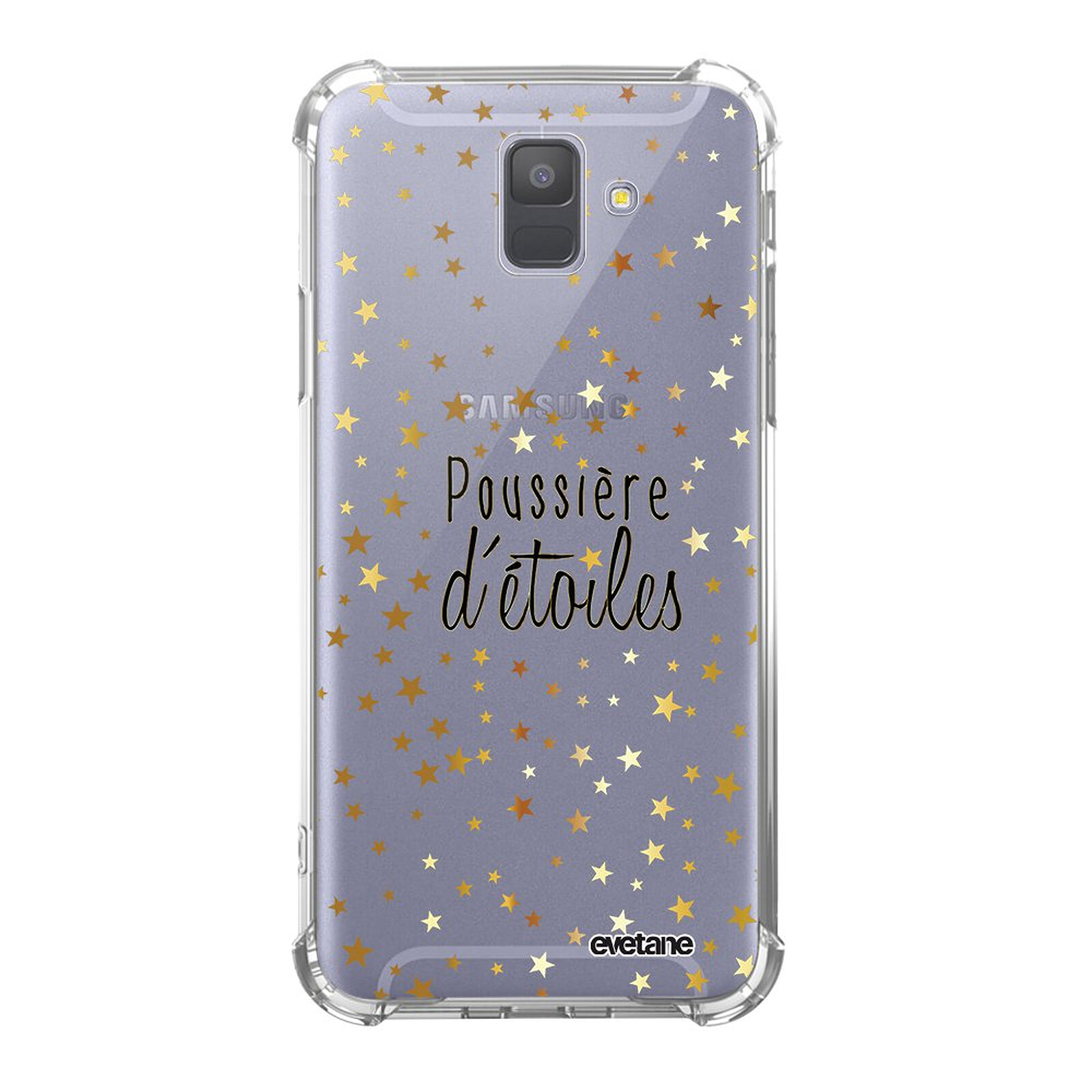 Evetane Coque Samsung Galaxy A6 2018 anti-choc souple angles renforcés  transparente Motif Poussière D'Etoiles - Coque téléphone Evetane sur LDLC