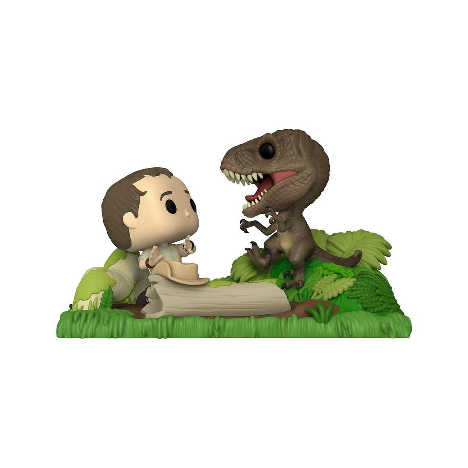 Jurassic Park - Figurine POP! Muldoon Raptor Hunt 9 cm - Figurines