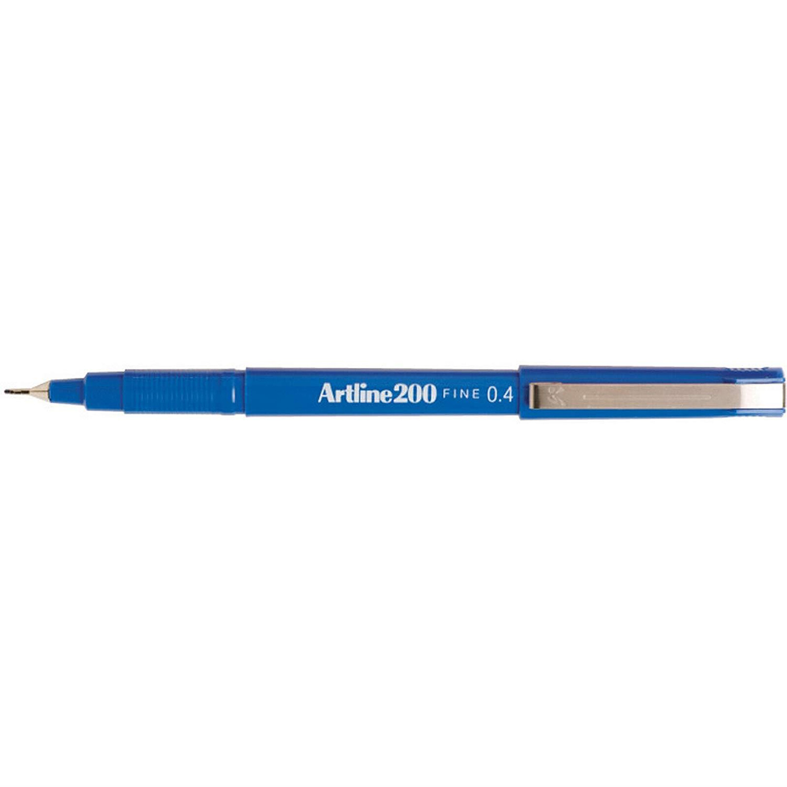 ARTLINE Stylo Feutre 200 Permanent Indélébile Pointe 0,4 mm Bleu x