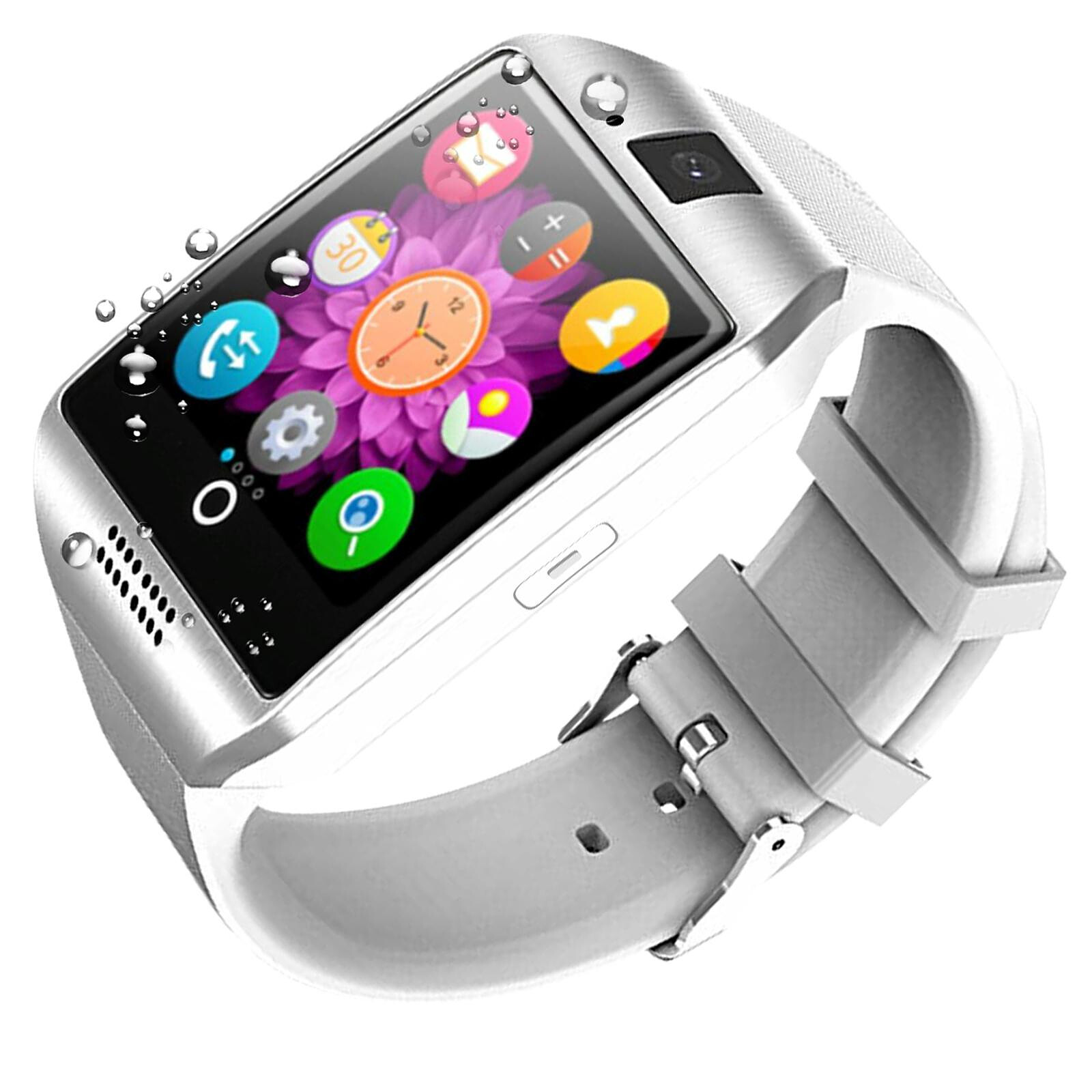 Montre Smart Watch blanc Étanche Fitness Montre Sport- blanc