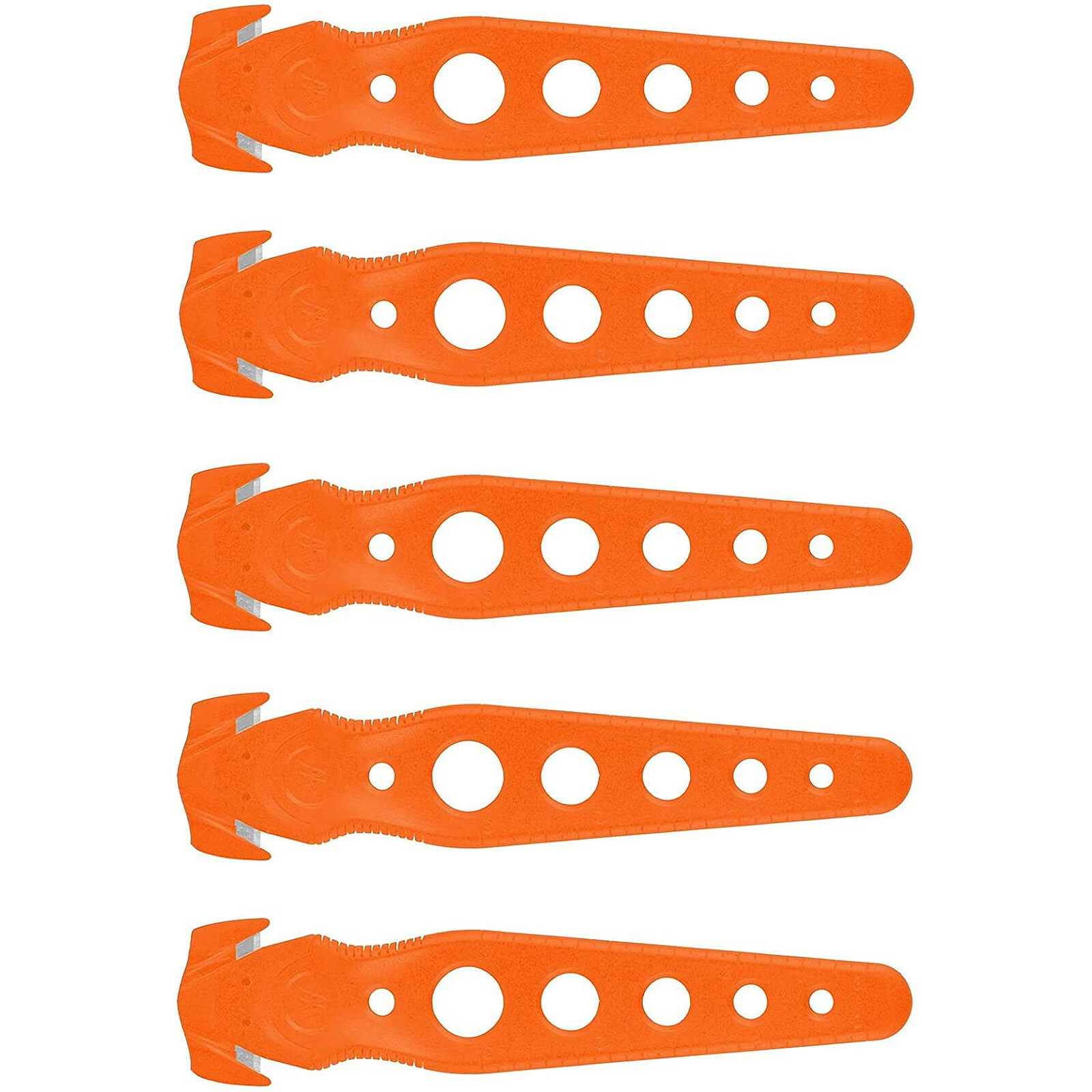 WESTCOTT Cutter de sécurité, set de 5, orange - Ciseau & découpe - LDLC