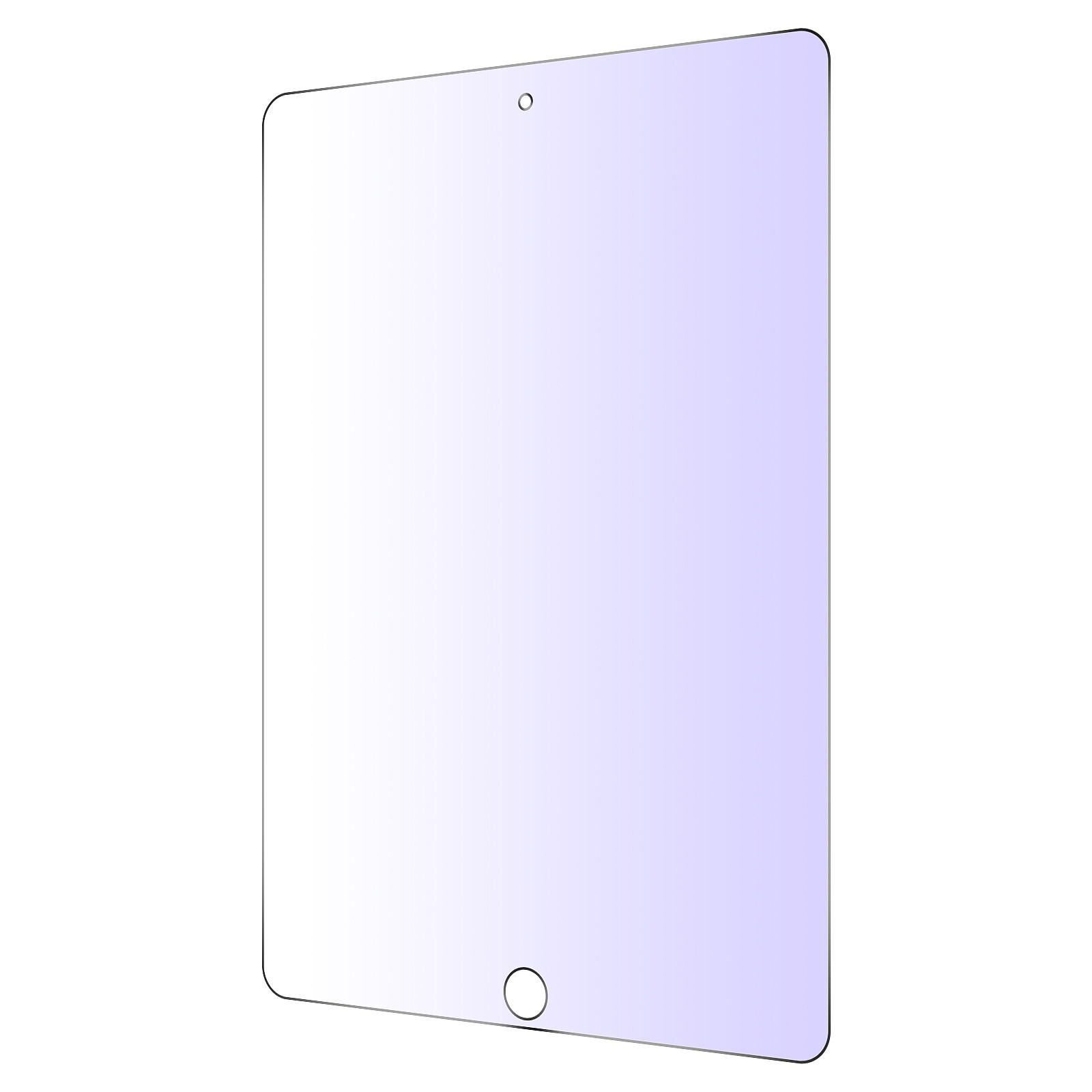 Verre trempé iPad 5 / iPad 6 / iPad Air Anti-lumière Bleue, Protection  écran à Bords Biseautés 2.5D - Transparent