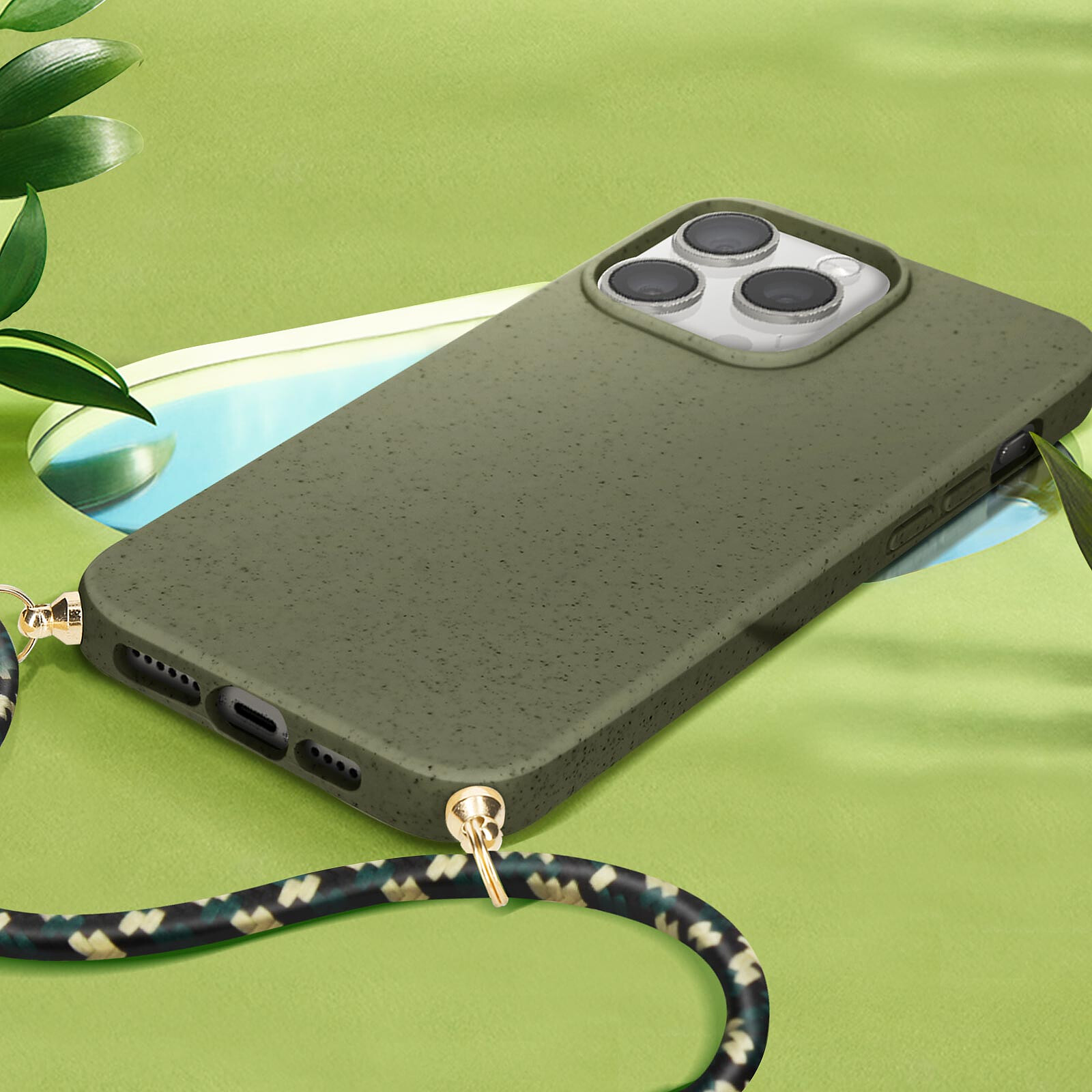 Avizar Coque Cordon pour iPhone 11 Pro Max avec Porte-cartes Support Vidéo  Lanière violet foncé - Coque téléphone - LDLC