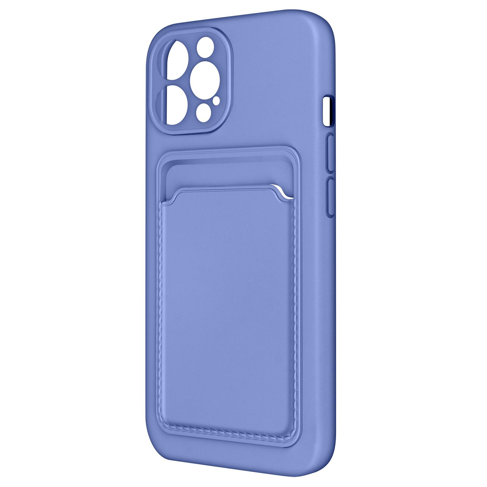 Forcell Coque pour iPhone 13 Pro Silicone Souple Porte-carte Fine Légère  Violet - Coque téléphone - LDLC