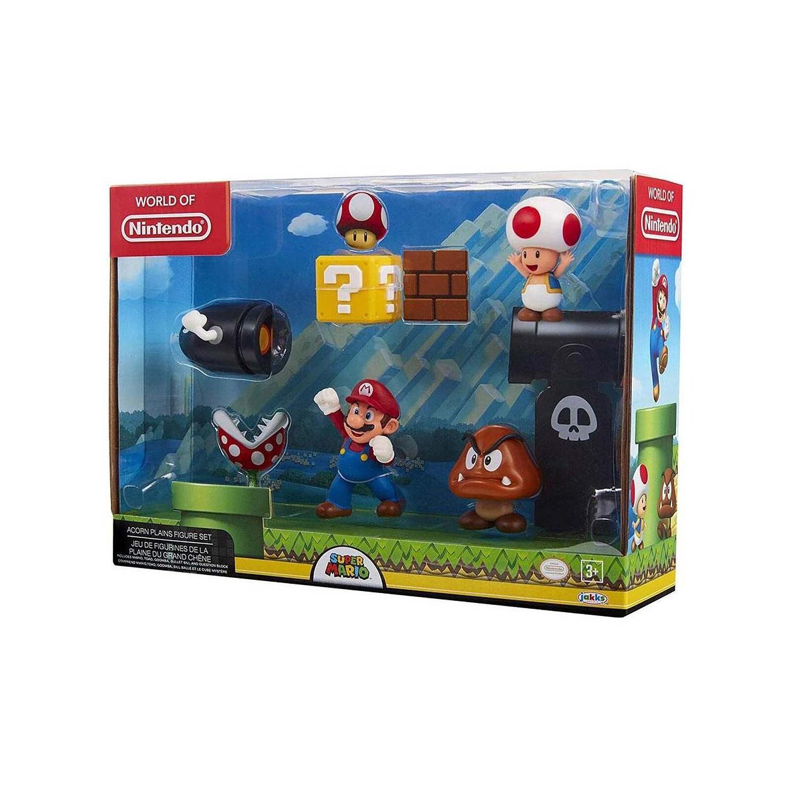 World of Nintendo - Pack 5 figurines Super Mario New Bros. U Acorn