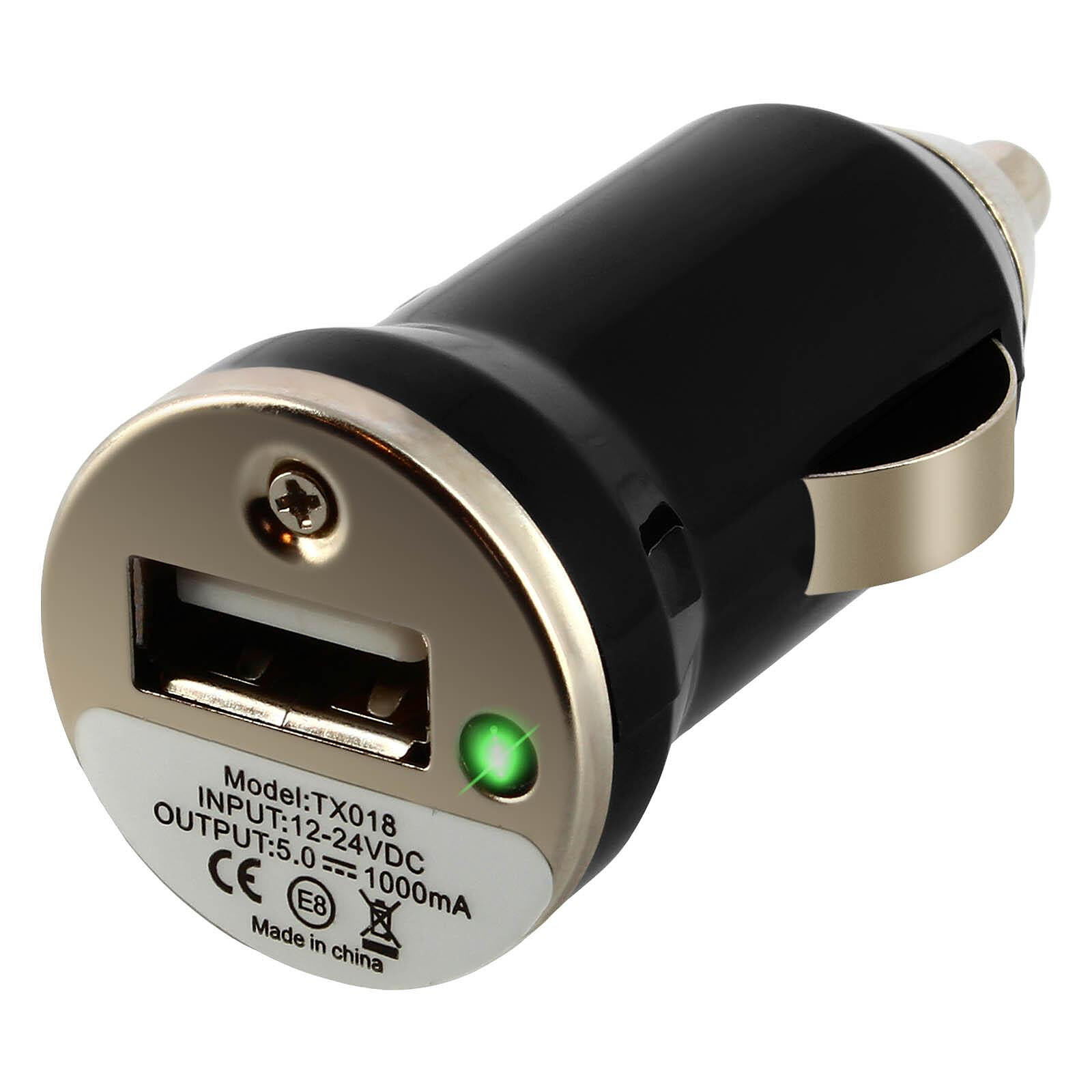 Avizar Chargeur Voiture Allume-cigare 2 port USB 2400mA avec LED