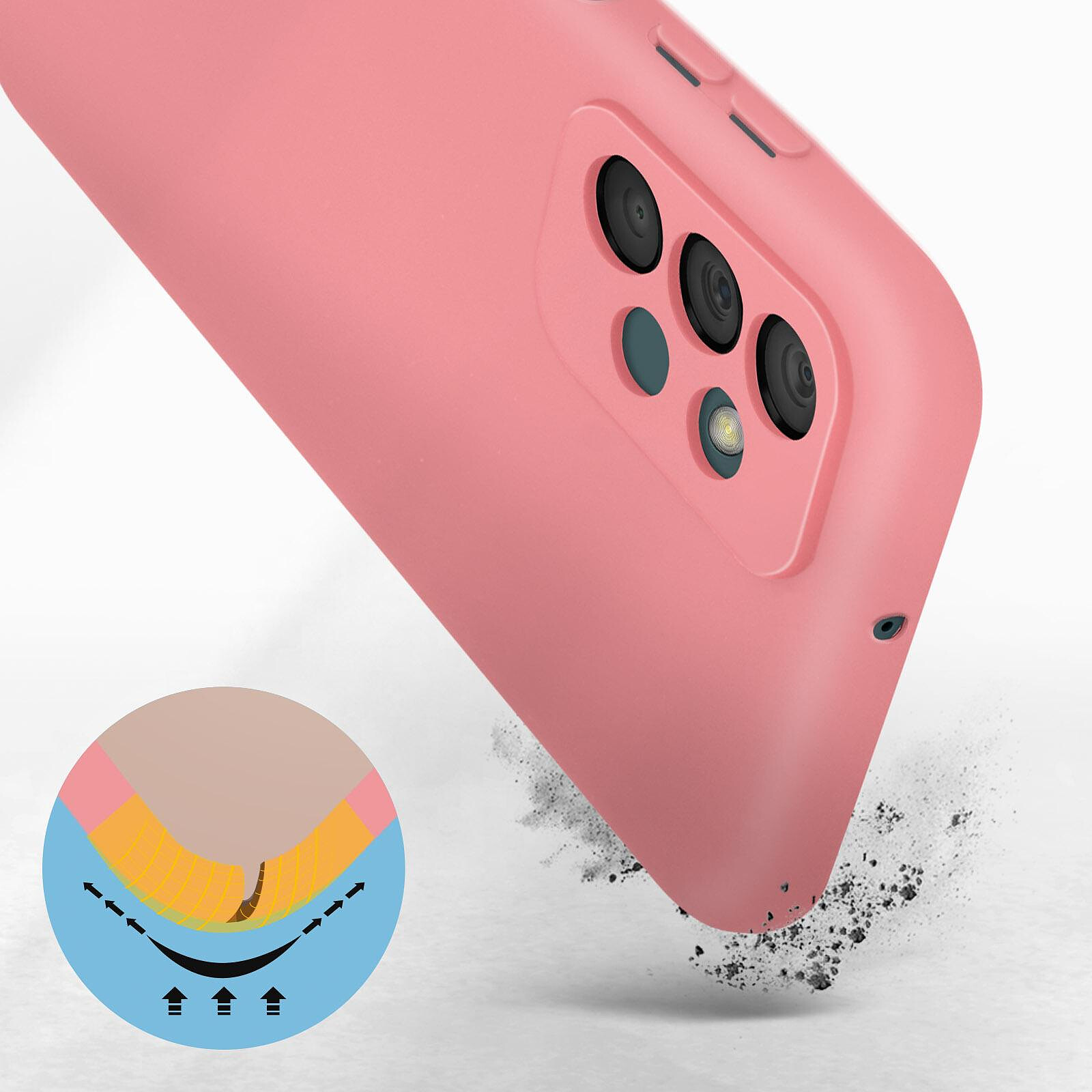 Avizar Coque pour iPhone 13 Pro Max Silicone Semi-rigide Finition  Soft-touch Rouge - Coque téléphone - LDLC