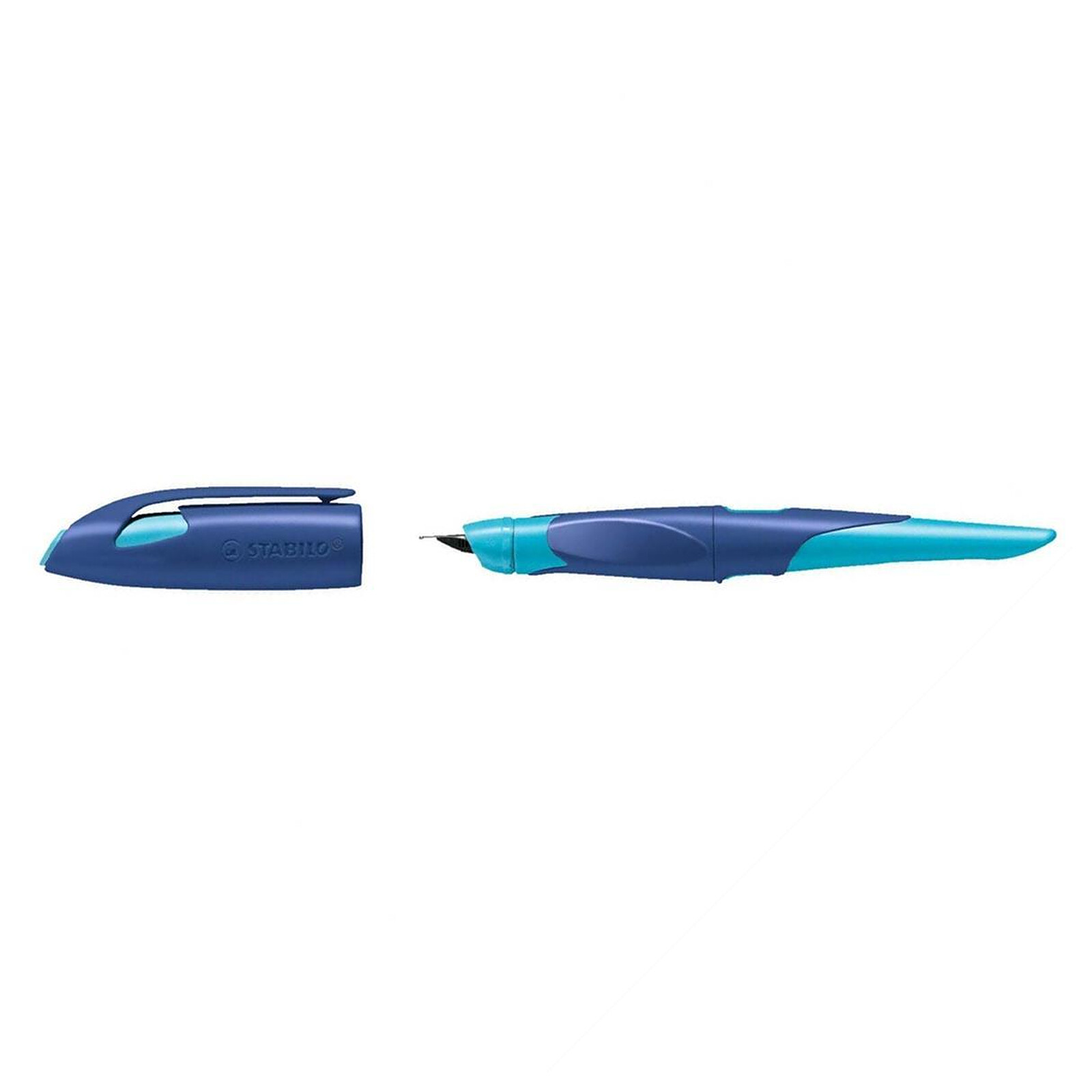STABILO Stylo plume - EASYbirdy - Stylo ergonomique rechargeable -  Bleu/Azur - Droitier - Stylo & feutre - LDLC