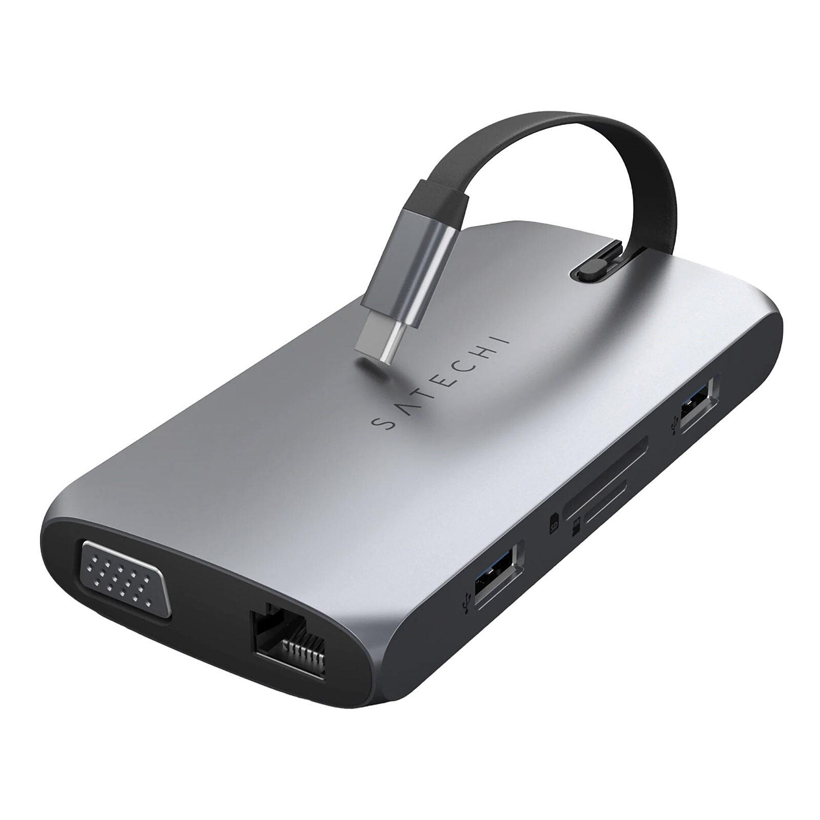Hub MacBook double USB C vers HDMI 4K, Ethernet, 2 USB + USB C