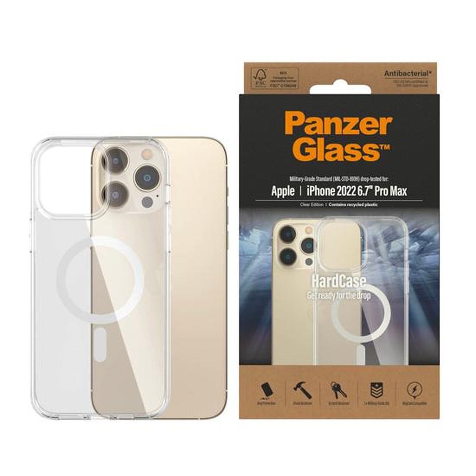 Protection Caméra Arrière pour iPhone 13 Pro & Pro Max - PanzerGlass -  Vitre verre trempé et Film - PANZERGLASS