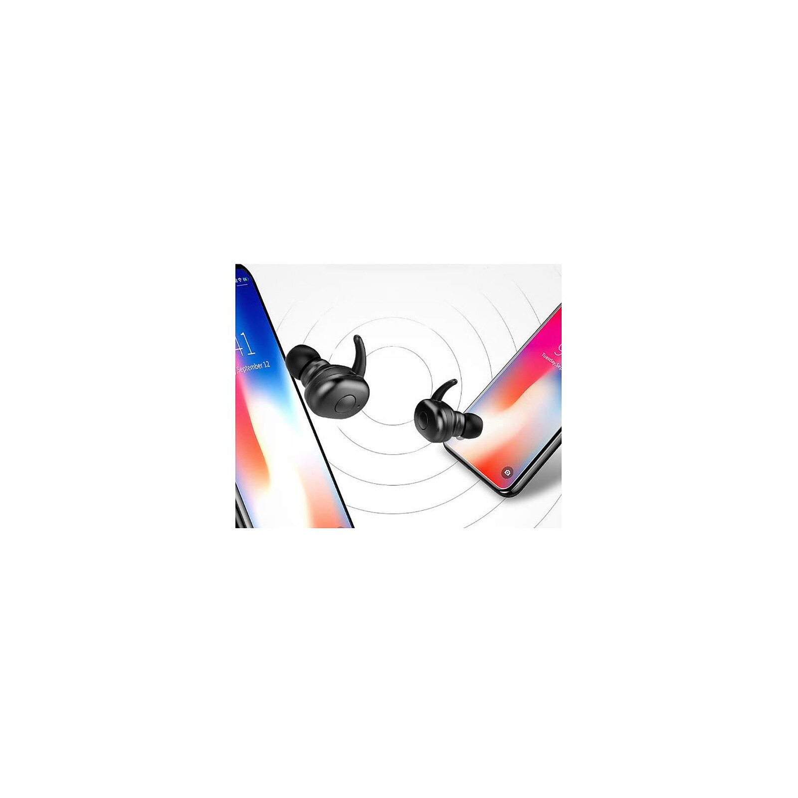 Écouteurs sans fil Bluetooth 5.0 pour iPhone Samsung Android