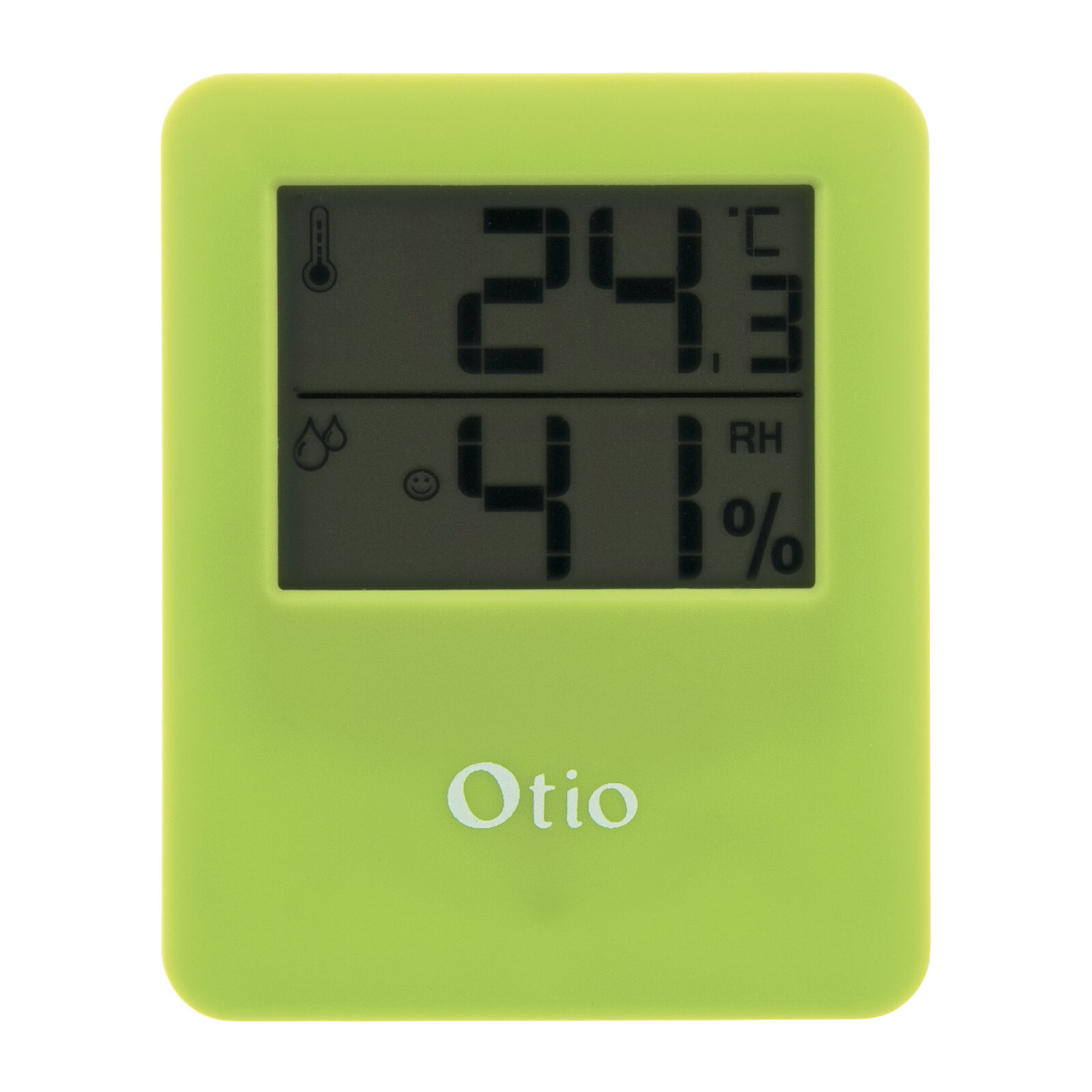 Thermomètre / Hygromètre intérieur magnétique - Vert - Otio - Station Météo  - LDLC