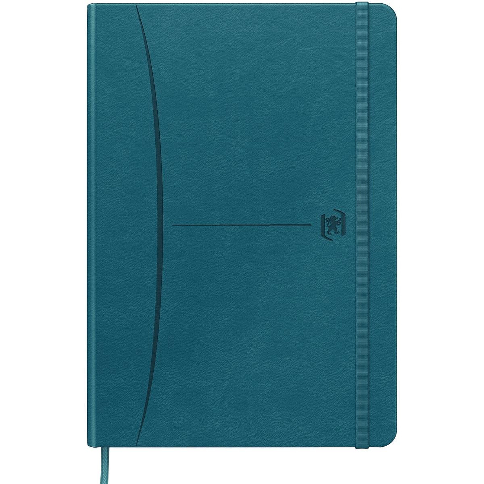 OXFORD Carnet SIGNATURE format A5 couverture souple à spirale 160 pages  lignées 7mm. Coloris turquoise