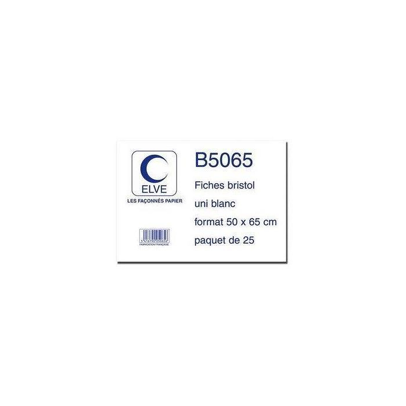OXFORD Sachet 100 fiches bristol non perforées 210x297mm (A4) uni Blanc